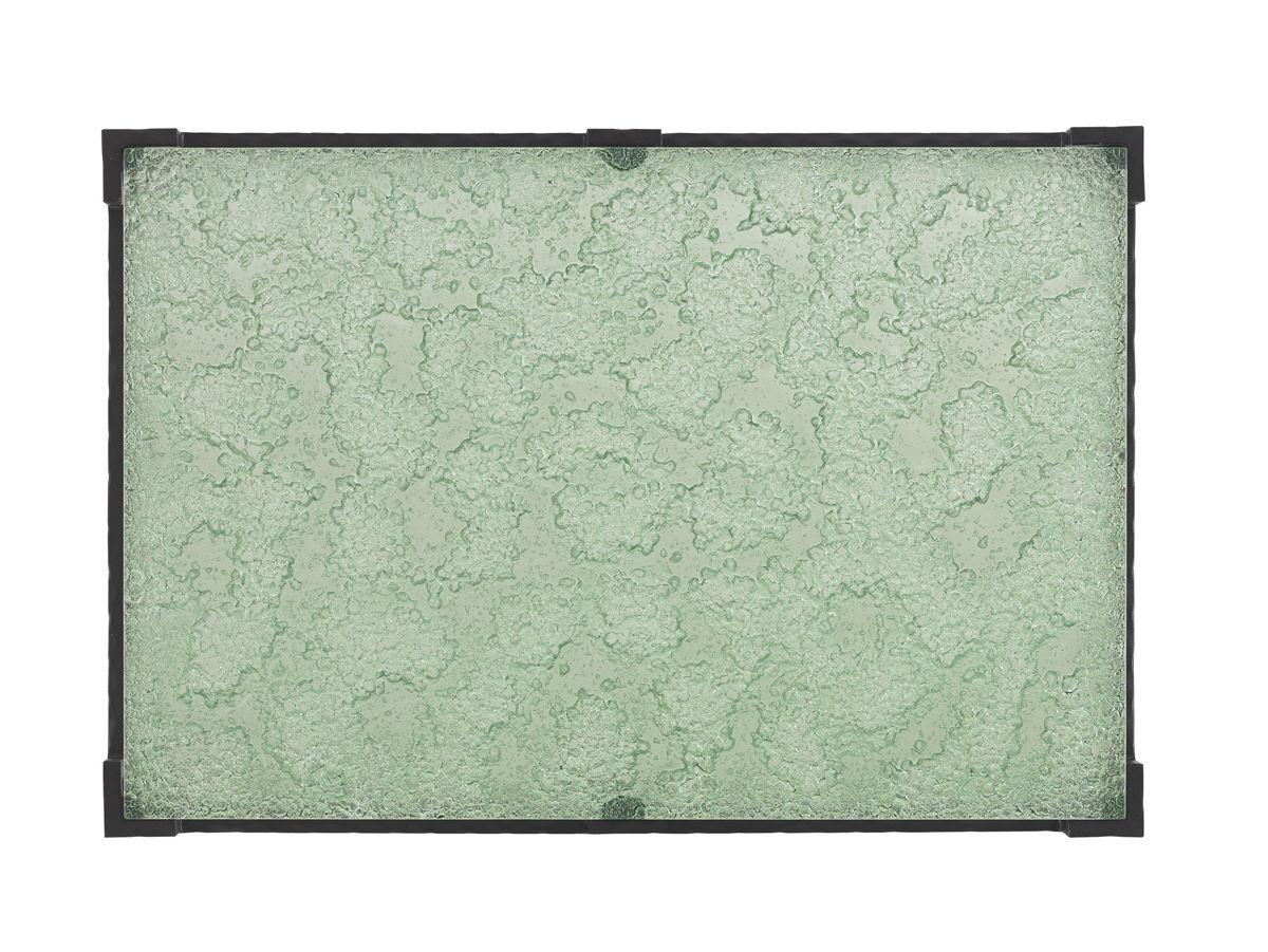 Island Fusion - Hermes Reef Glass Top Cocktail Table - Black