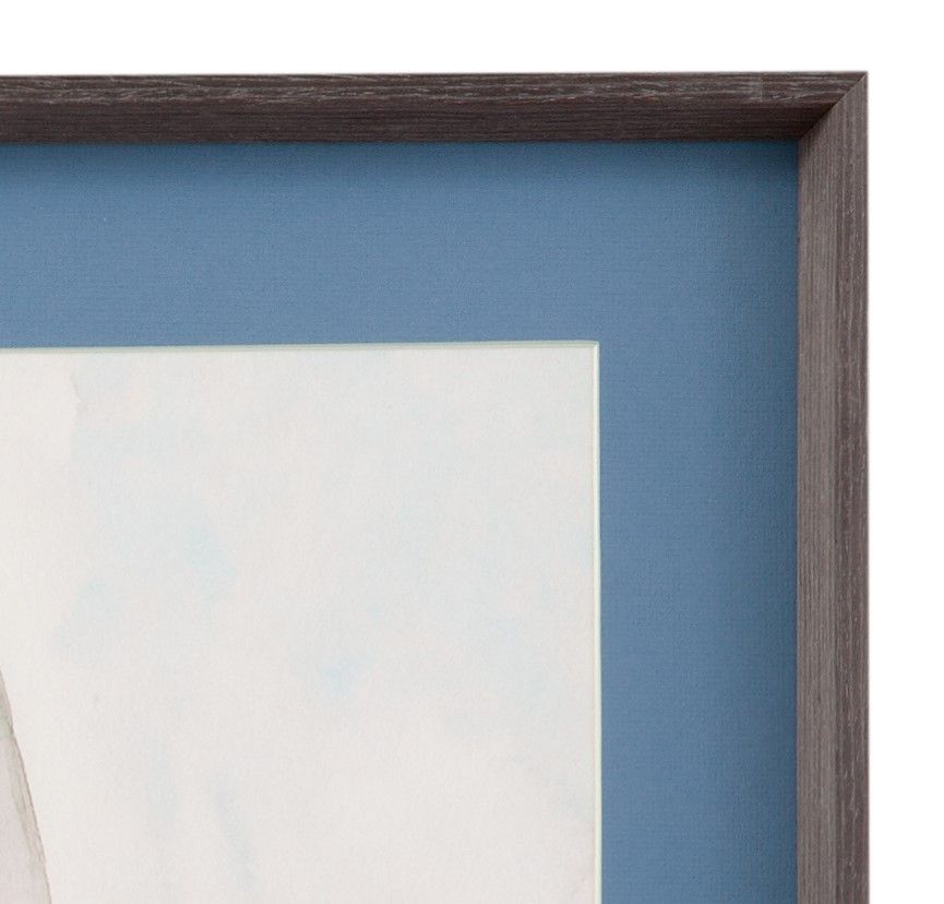 Sail Scribble Framed Print (Set of 2) - Blue