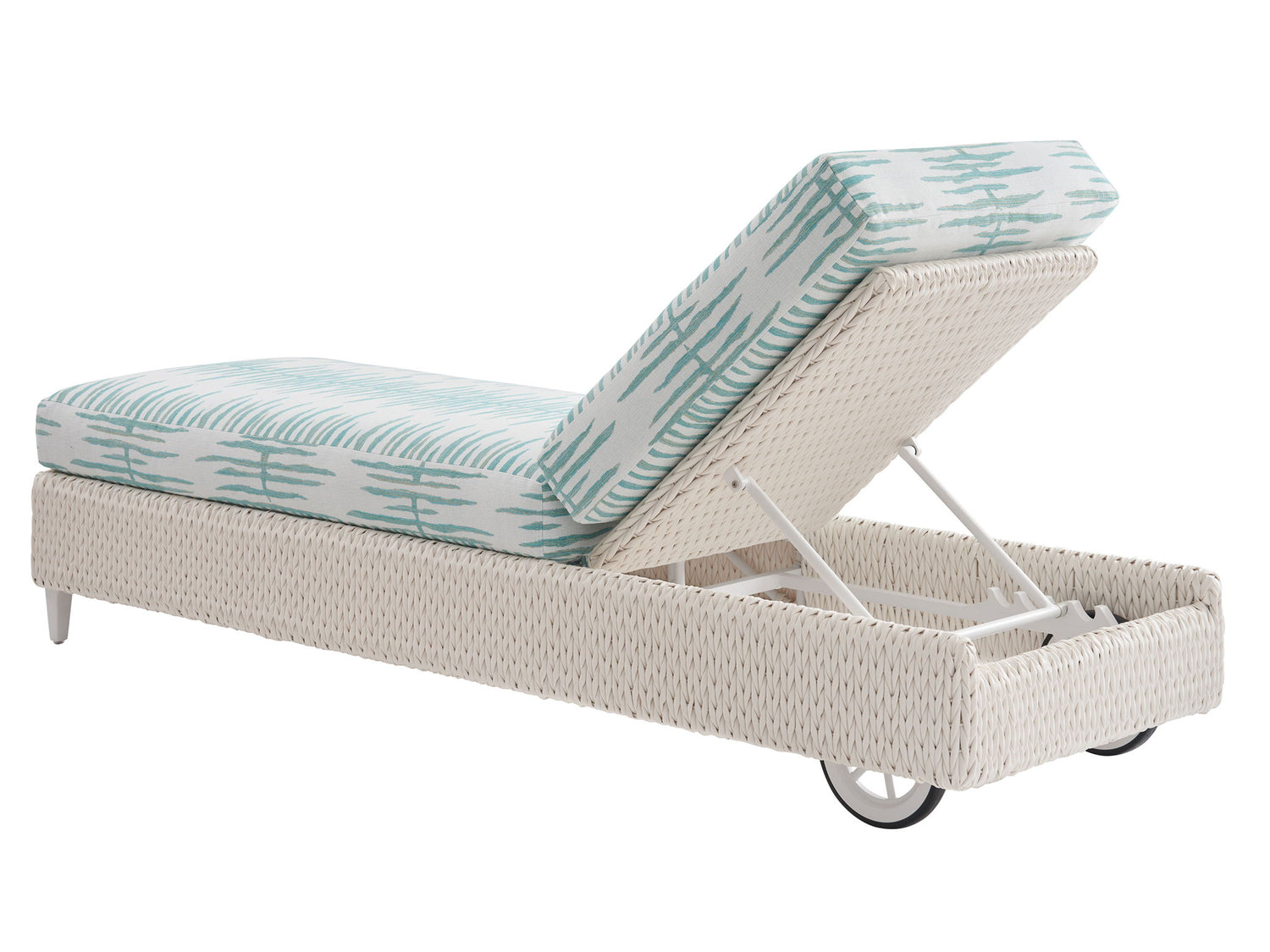Ocean Breeze Promenade - Chaise - White / Light Blue