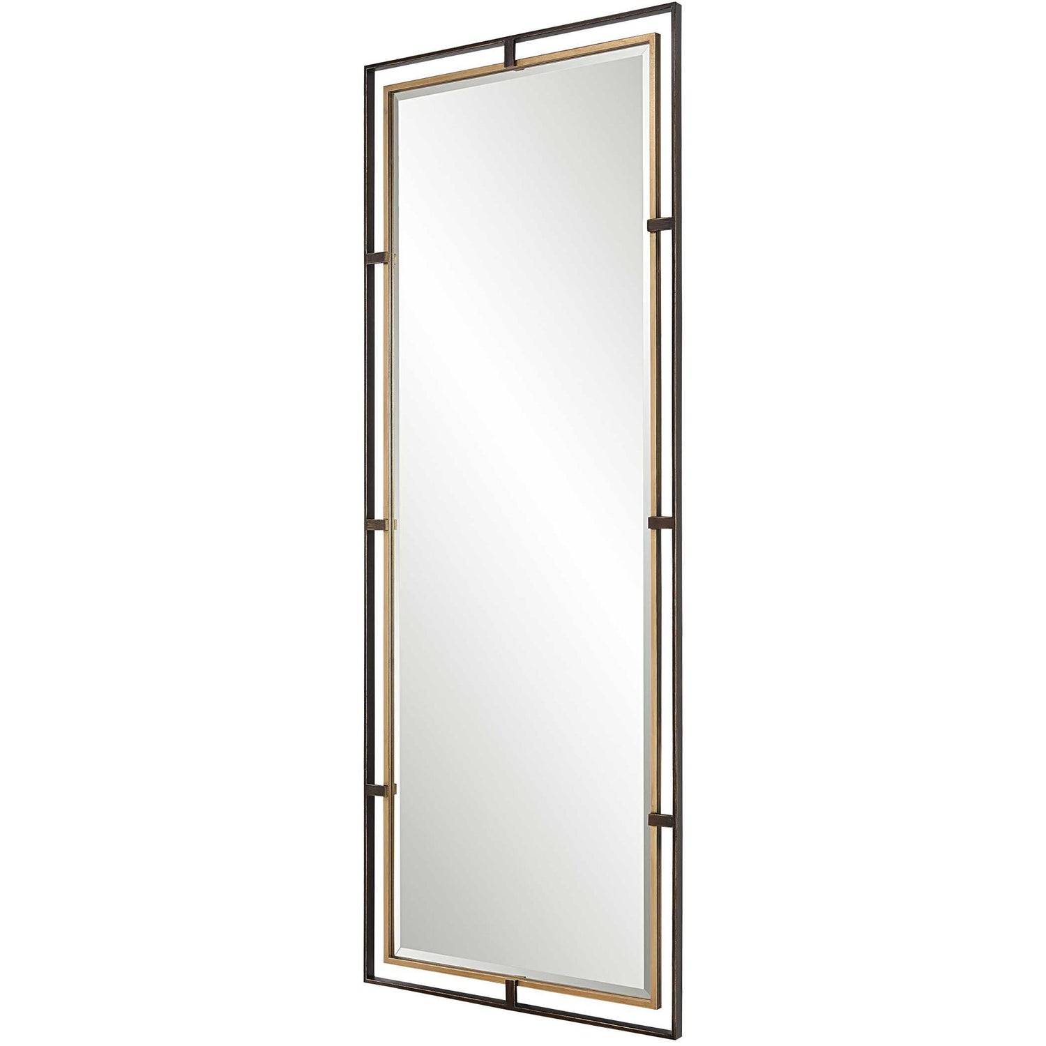 Carrizo - Tall Mirror - Bronze & Gold