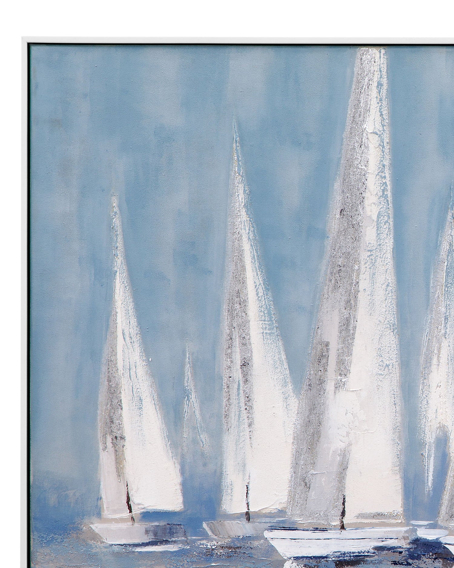 Race Day Canvas Art - Blue
