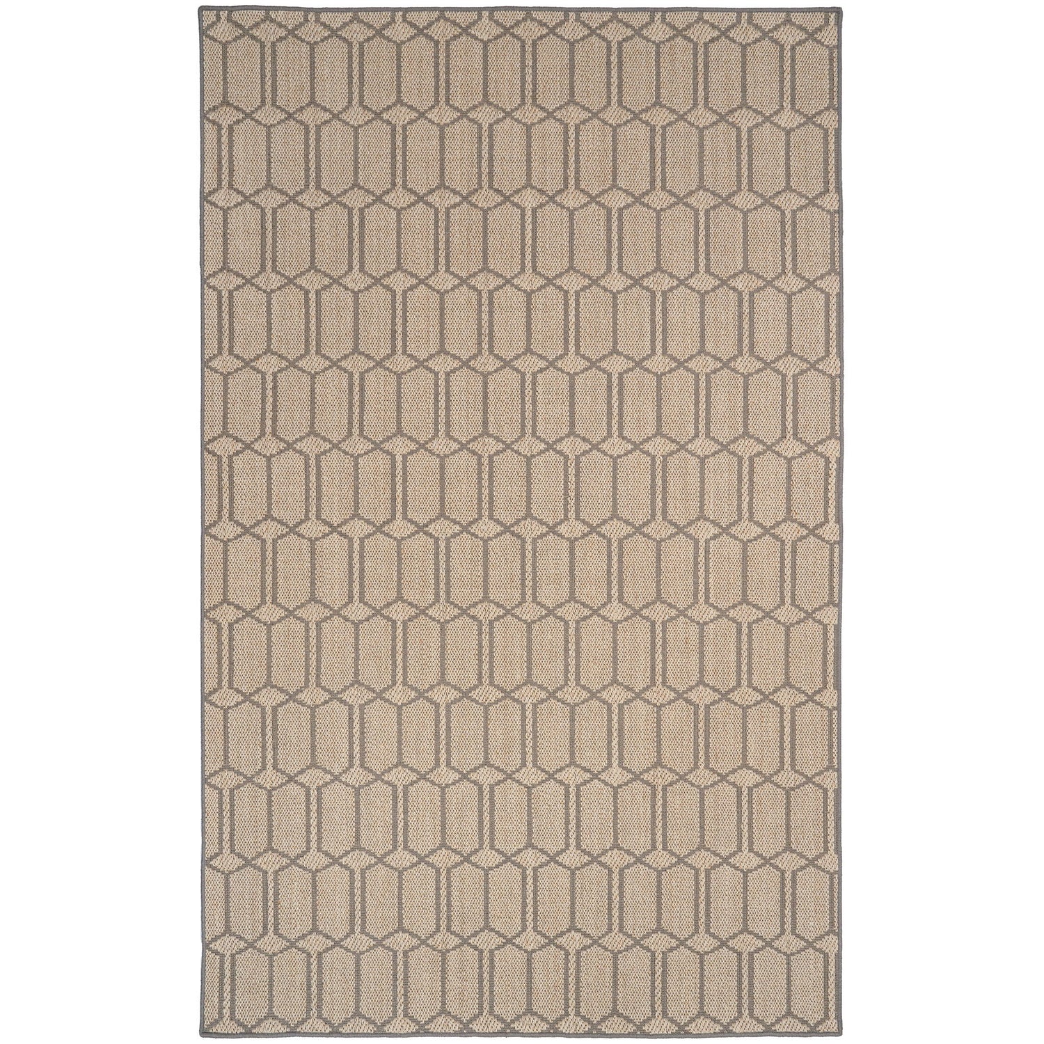 Petra - Machine Woven Rug - Sand Black