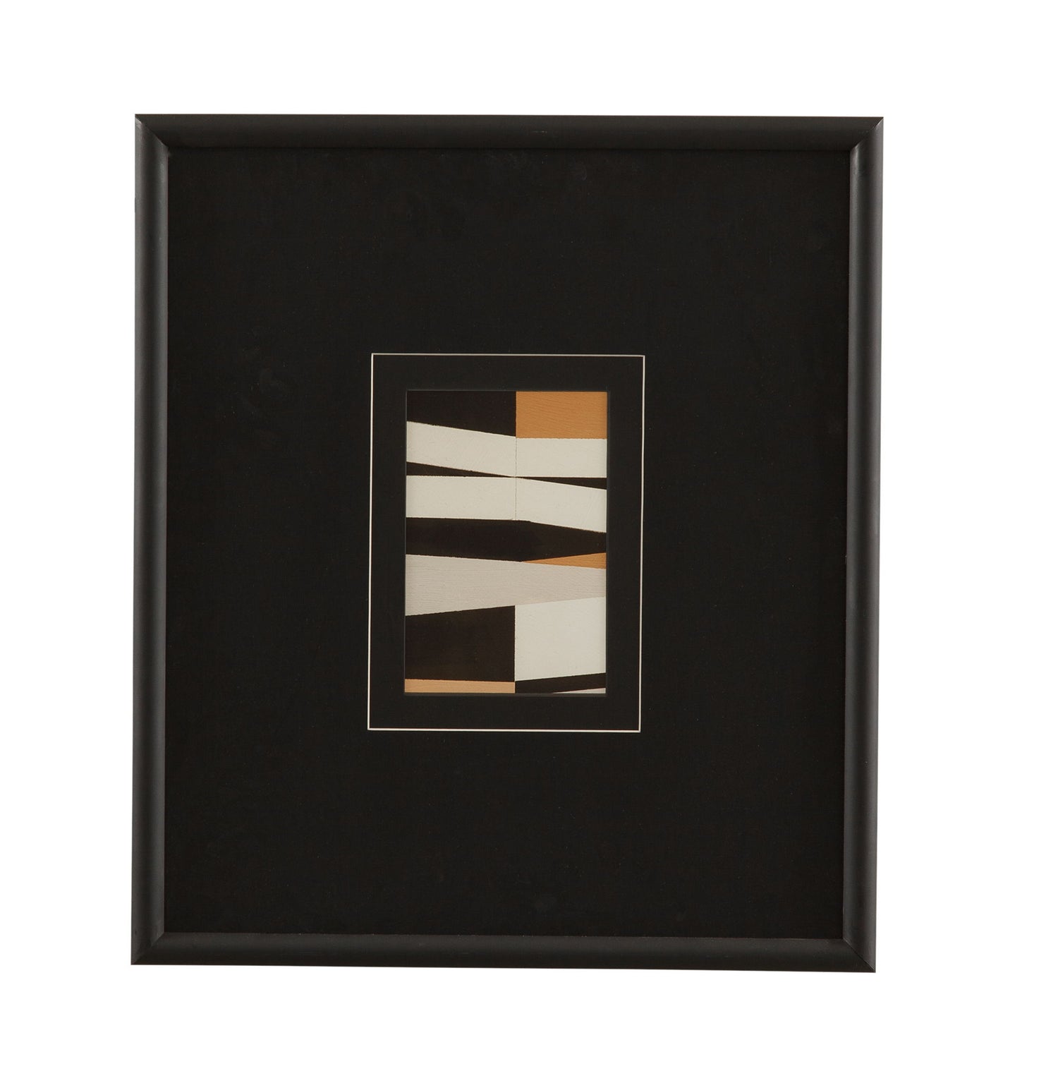 Crossways III Framed Print - Black