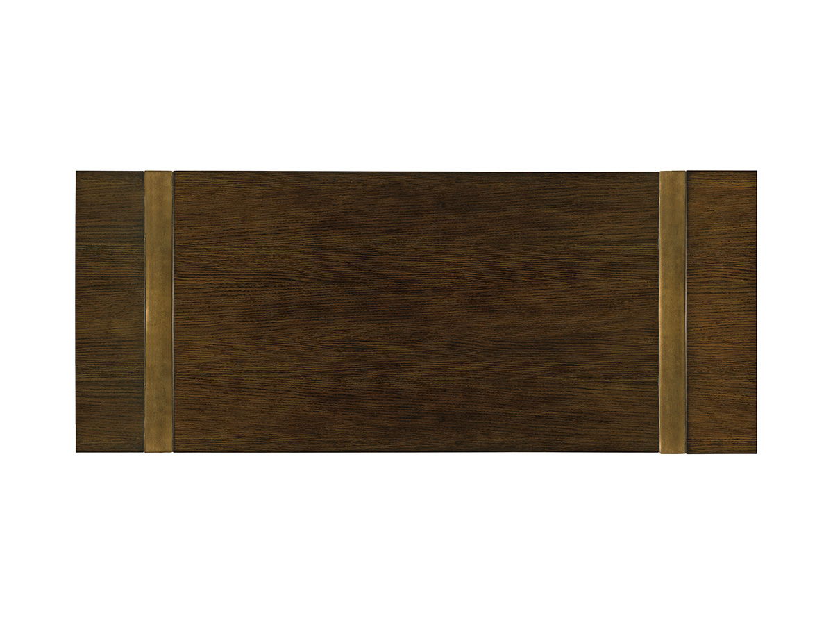Cross Effect - Intersect Writing Desk - Dark Brown