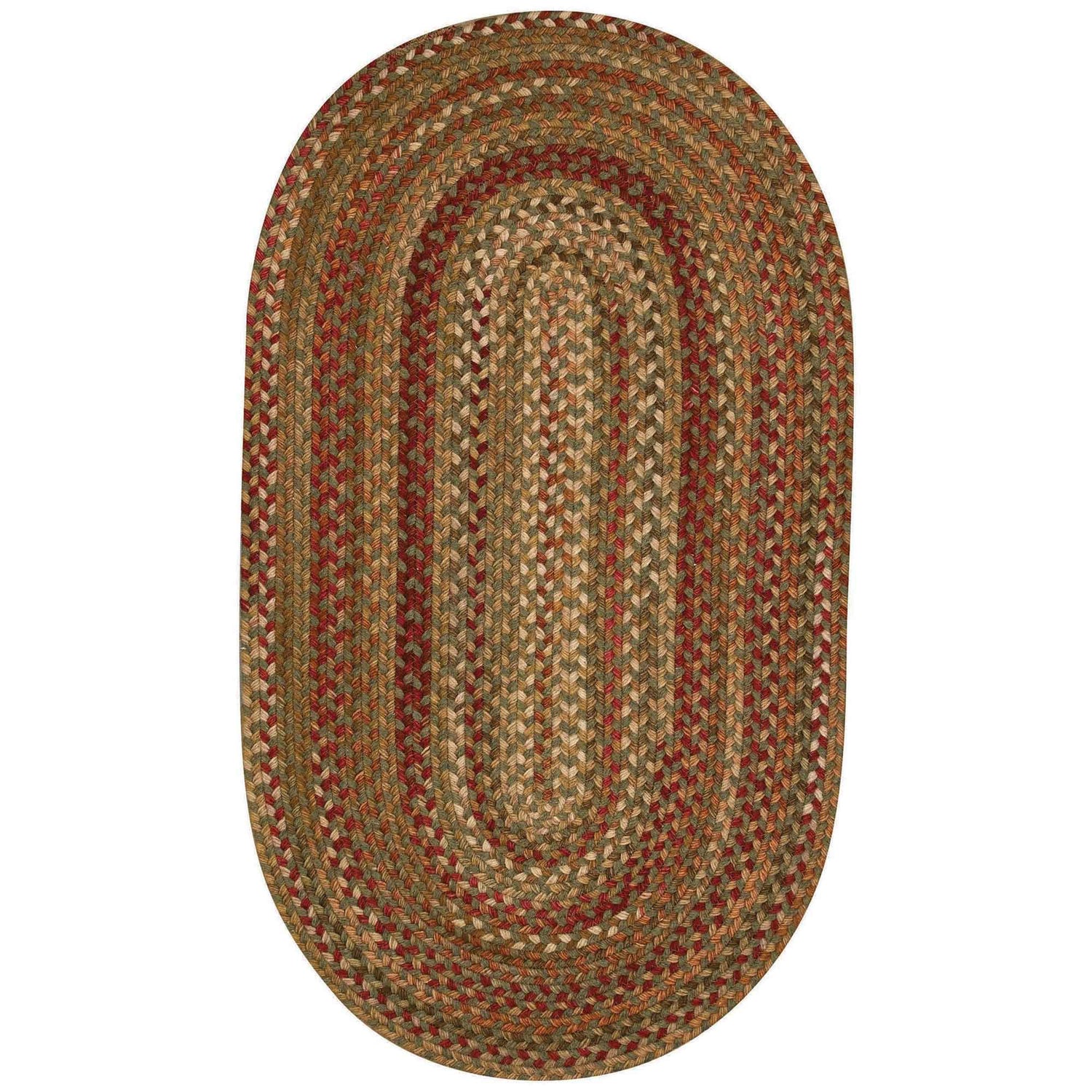 Homecoming - 8" x 28" Oval Braided Rug