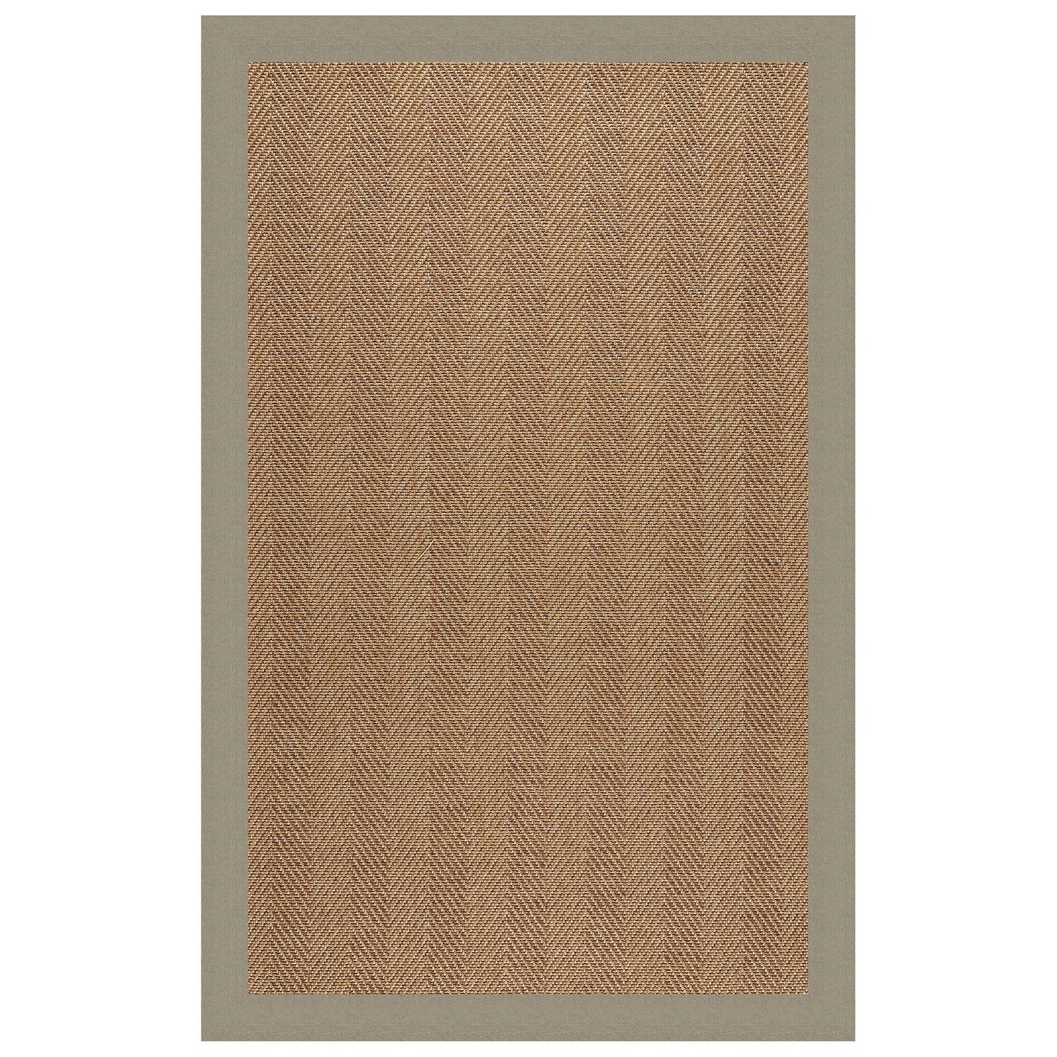 Islamorada-Herringbone - 2' 6" x 8' Indoor/Outdoor Bordered Rug