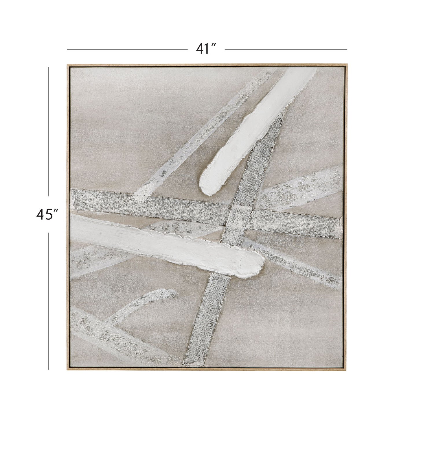 Chapman Canvas Art - White