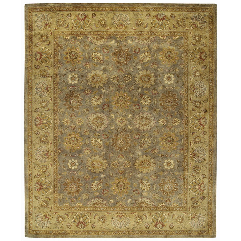 Velvet-Sultanabad - 2' x 3' Hand Tufted Rug - Pewter