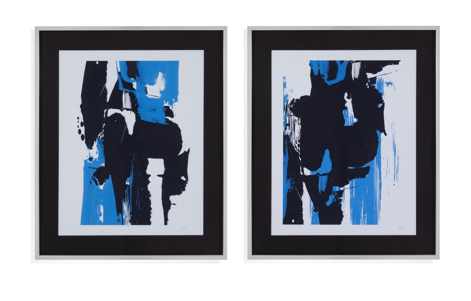 Monolith Framed Print (Set of 2) - Blue