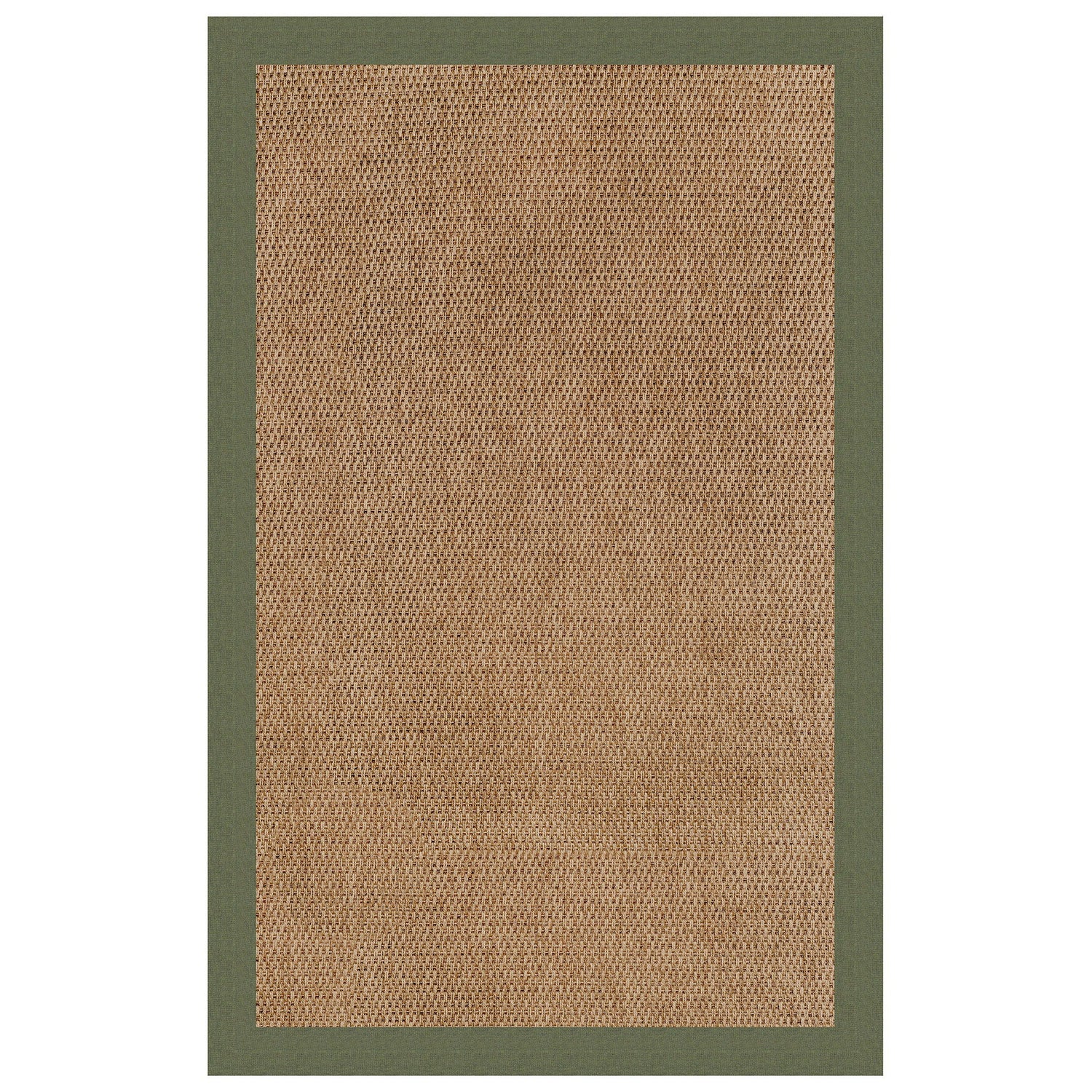 Islamorada-Basketweave - 10' x 14' Bordered Rug