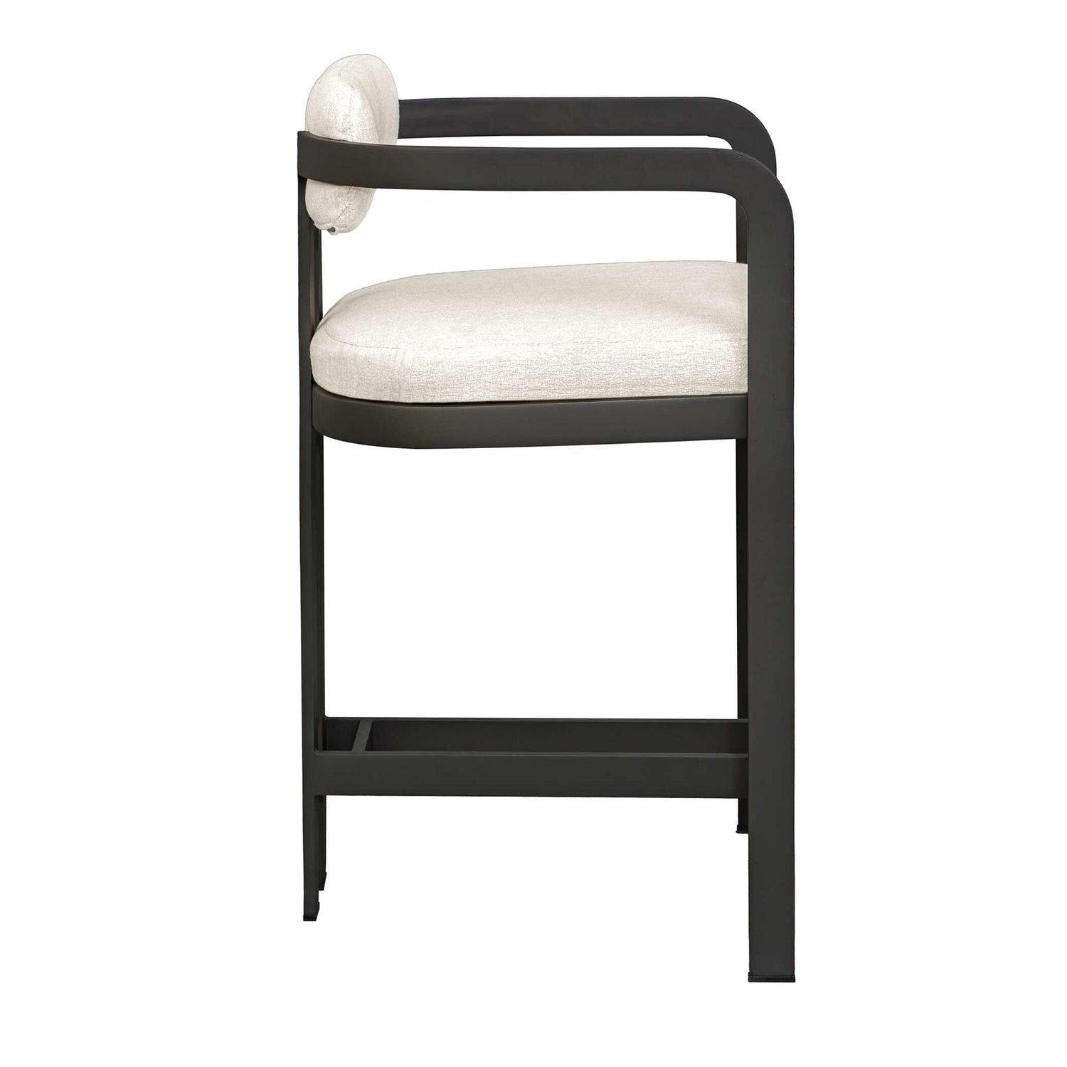 Kalmar - Outdoor Counter Stool - Black / White