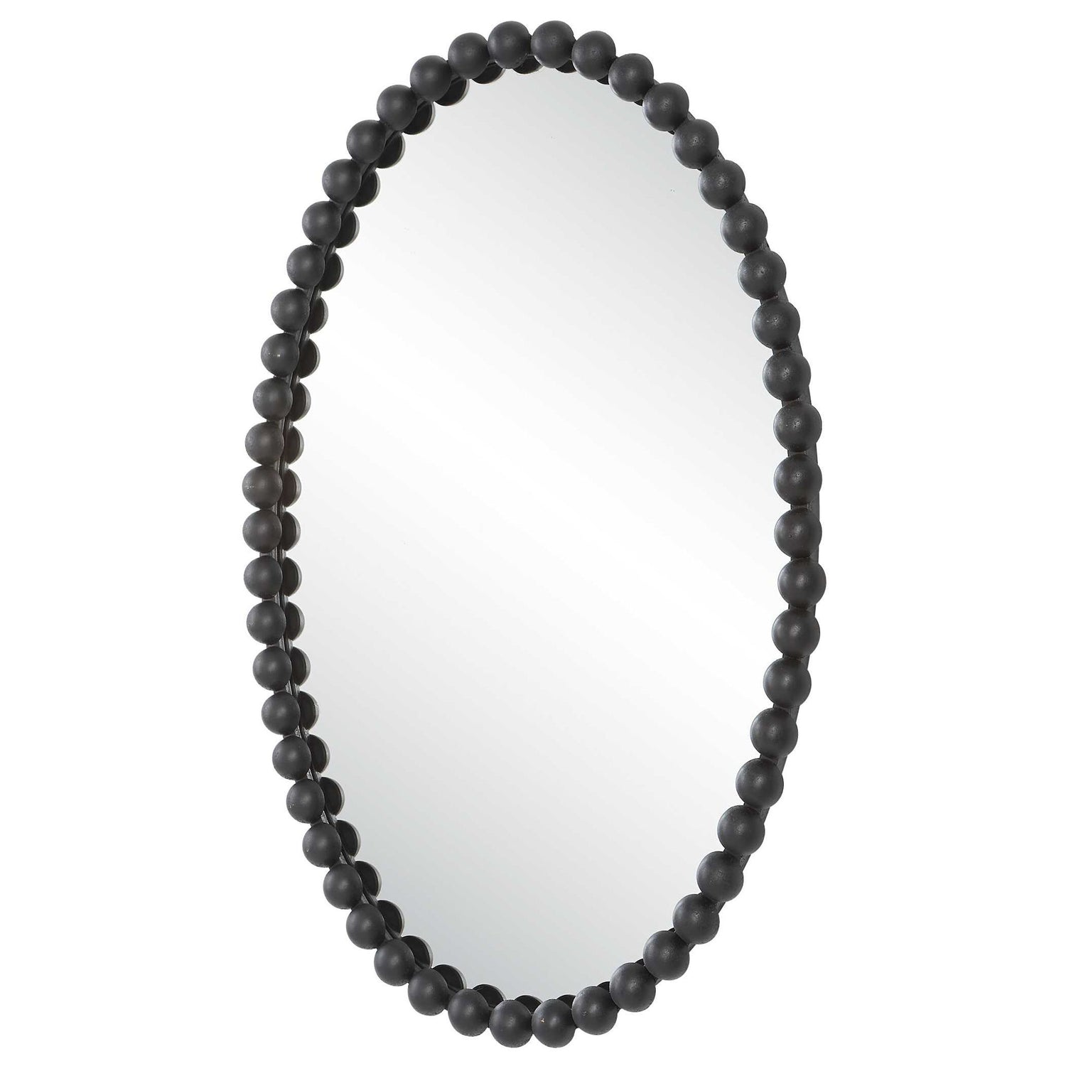 Serna - Black Oval Mirror