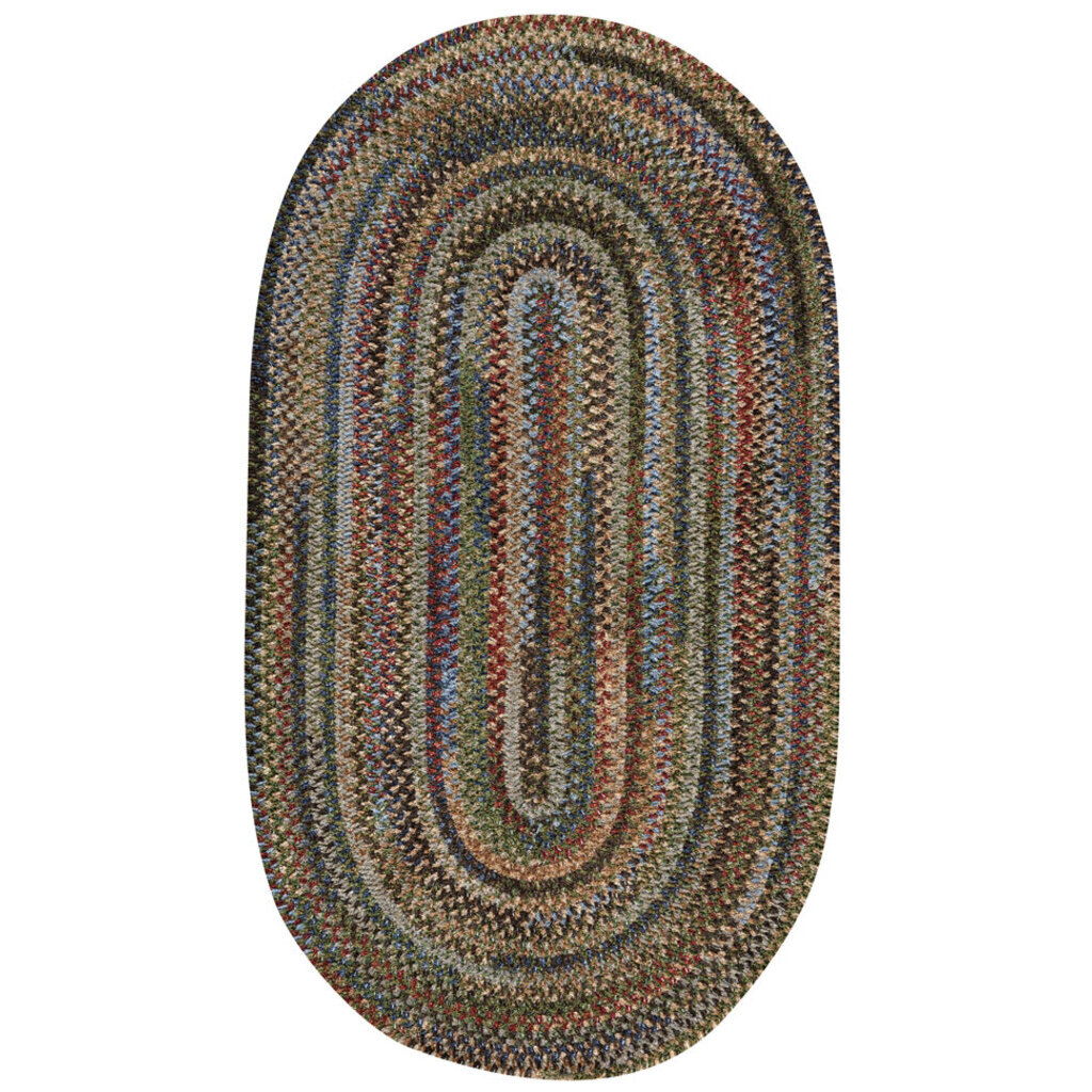 New Homestead - 7' x 9' Oval Braided Rug