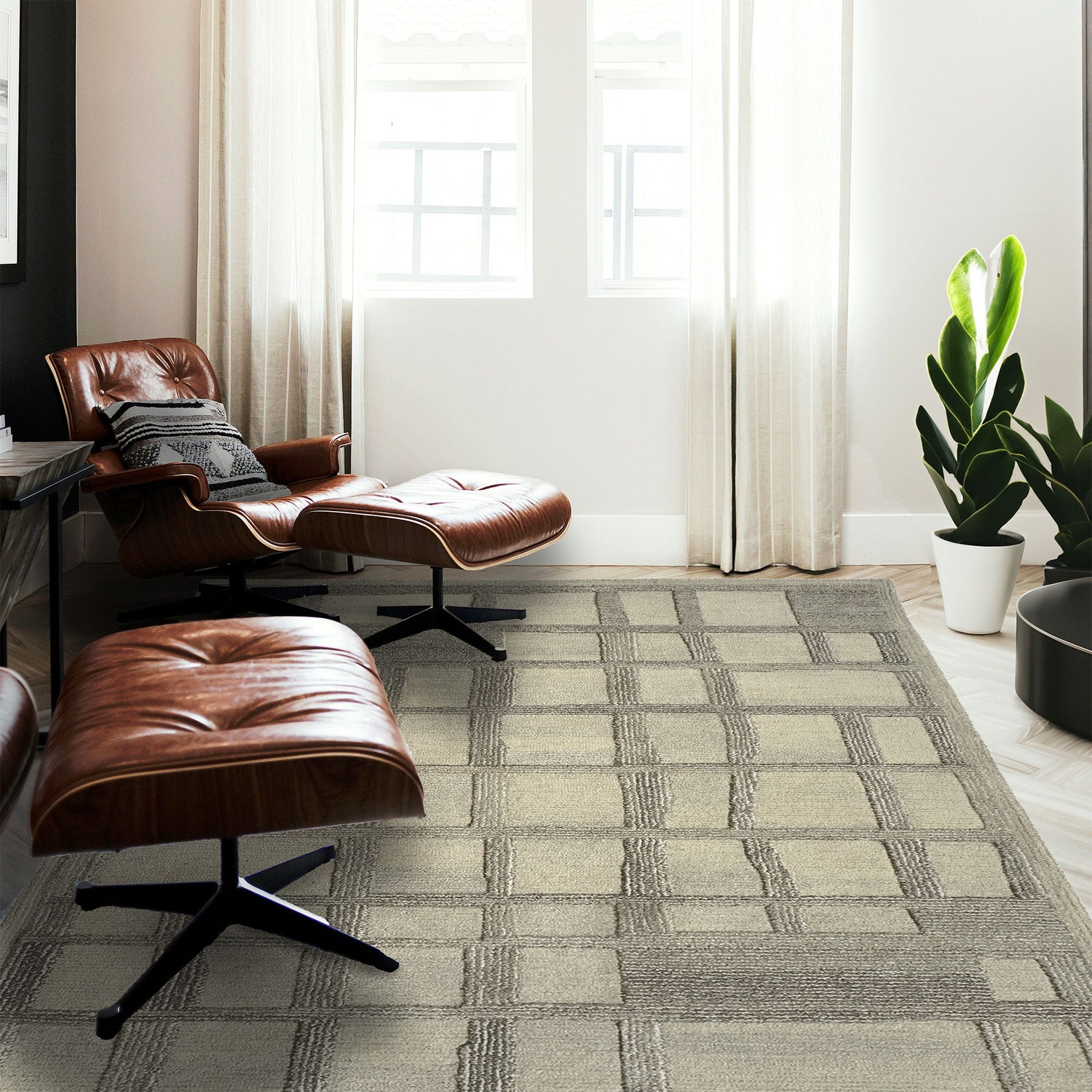 Matrix - Hand Tufted Rug - Sable