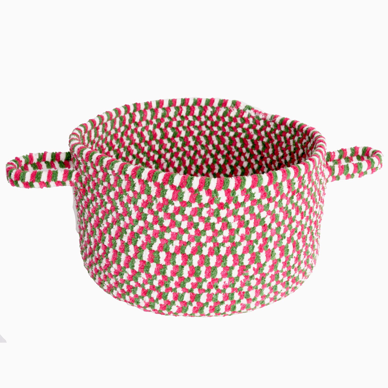 Happy Holidays-Christmas - Braided Basket