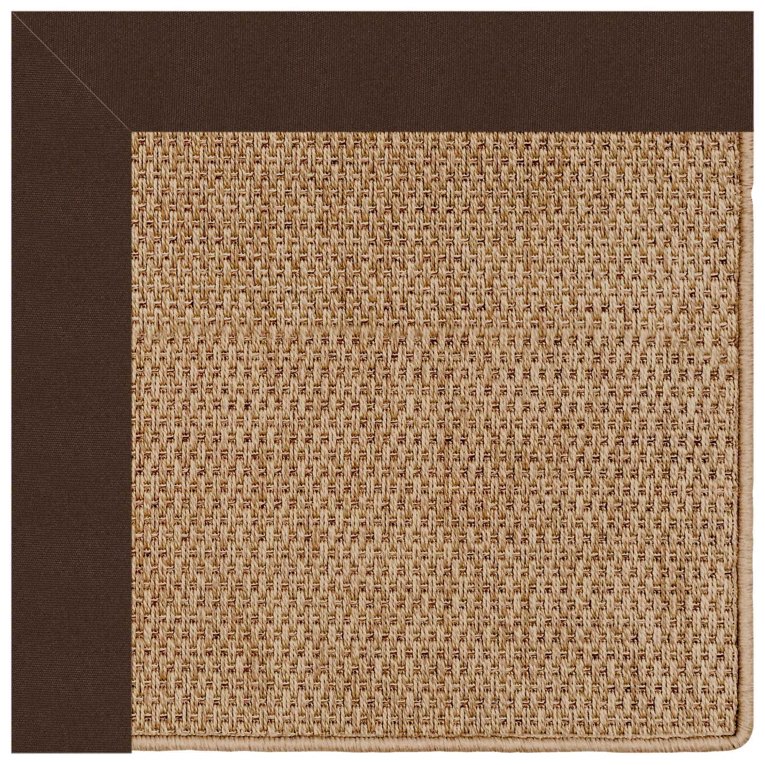 Islamorada-Basketweave - 8' Indoor/Outdoor Bordered Rug