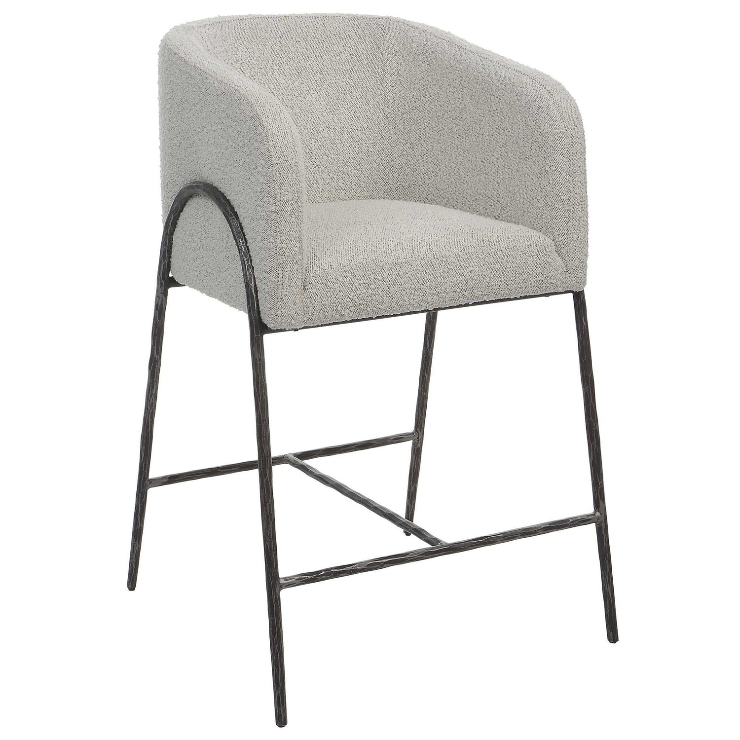 Jacobsen - Gray 27" Counter Stool