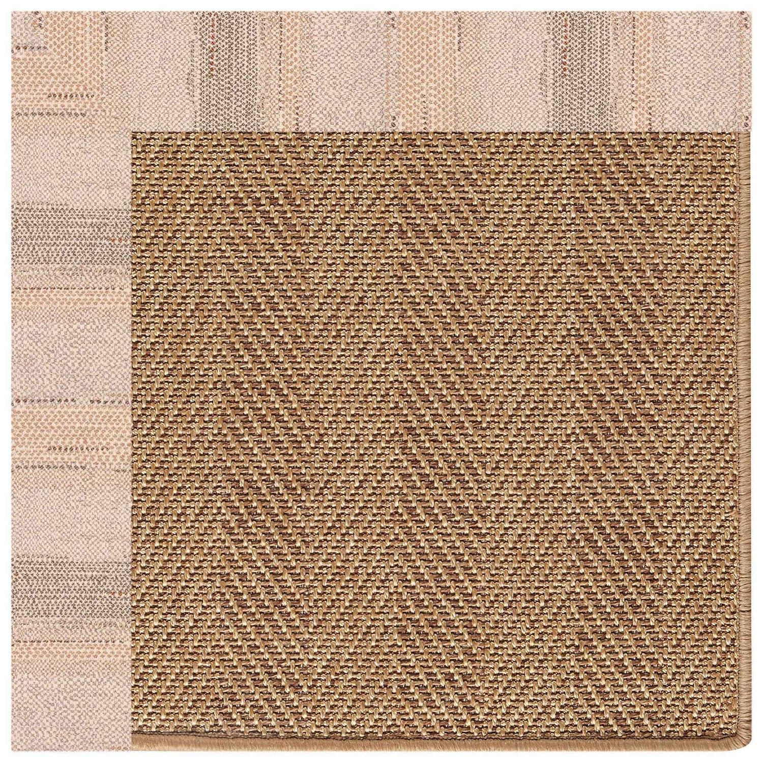 Islamorada-Herringbone - 7' 9" Bordered Rug