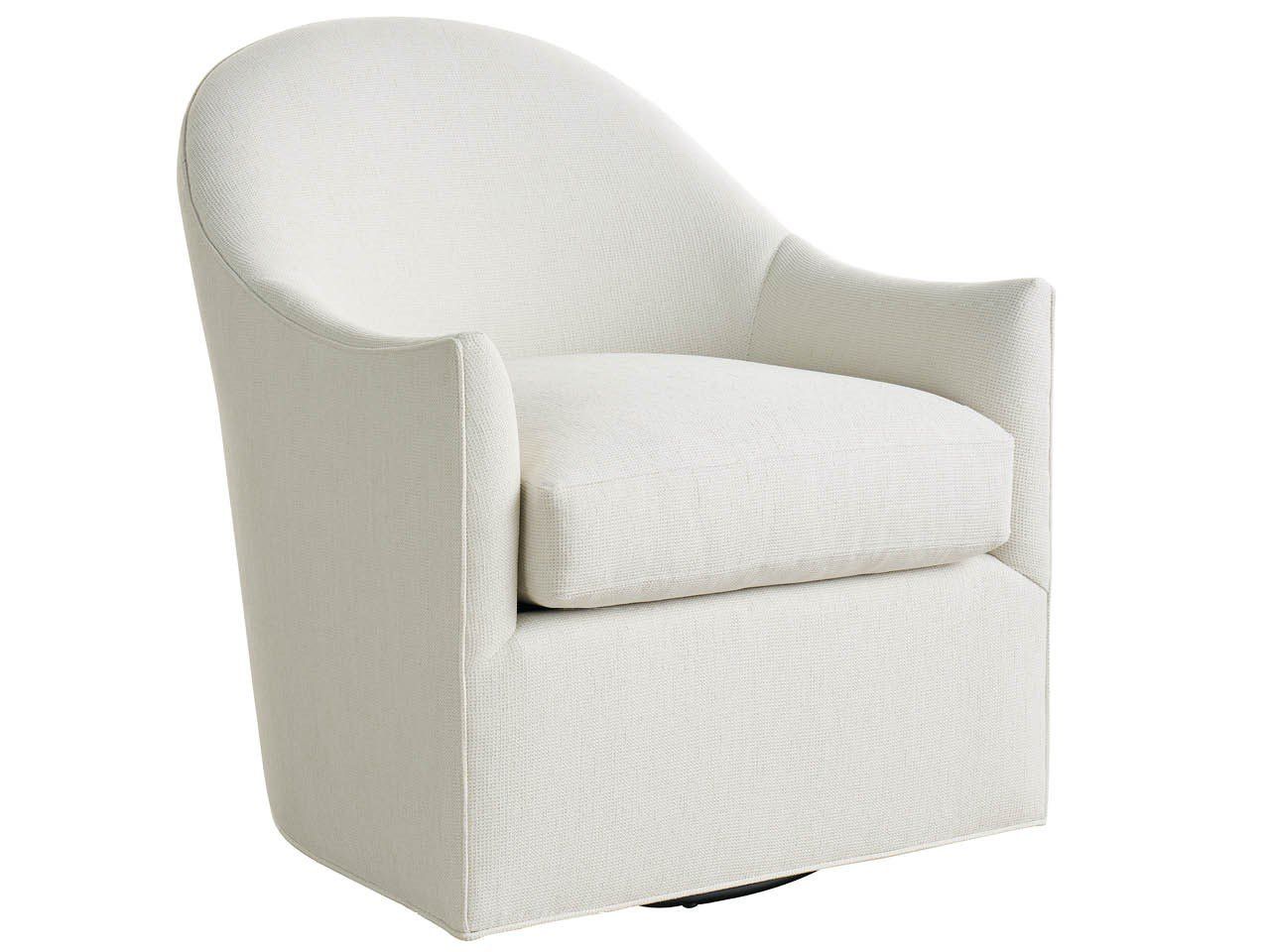 Roscoe - Swivel Chair - White