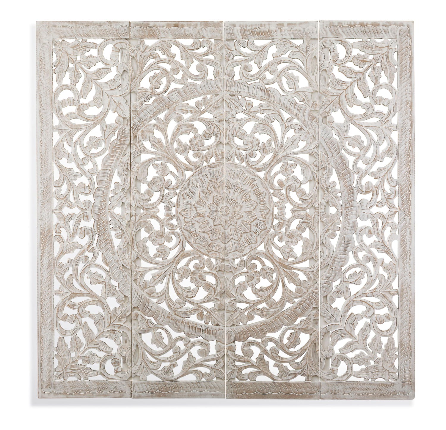 In The Garden Wall Panels (Set of 4) - Silver