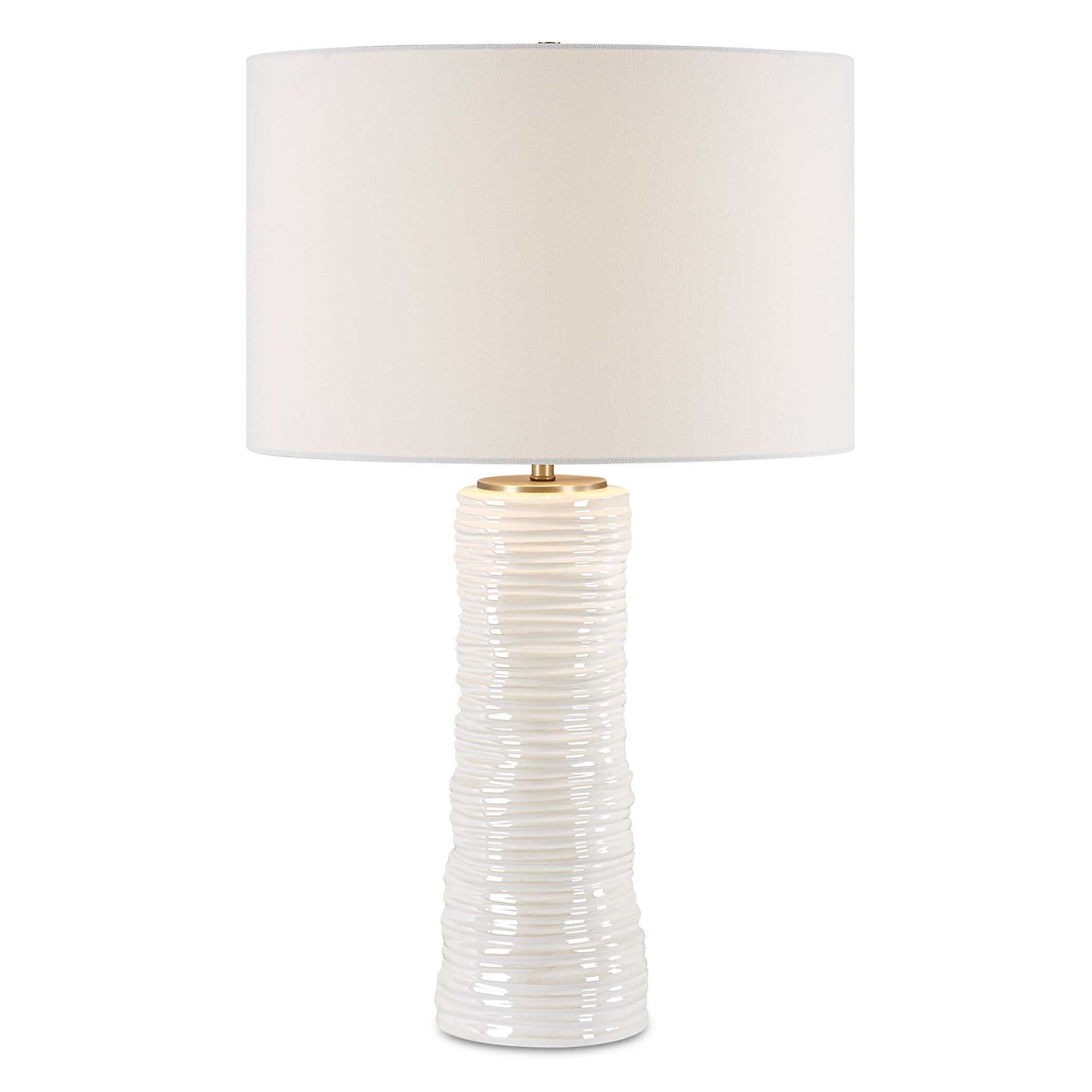 Pavlova Glossy - White Table Lamp