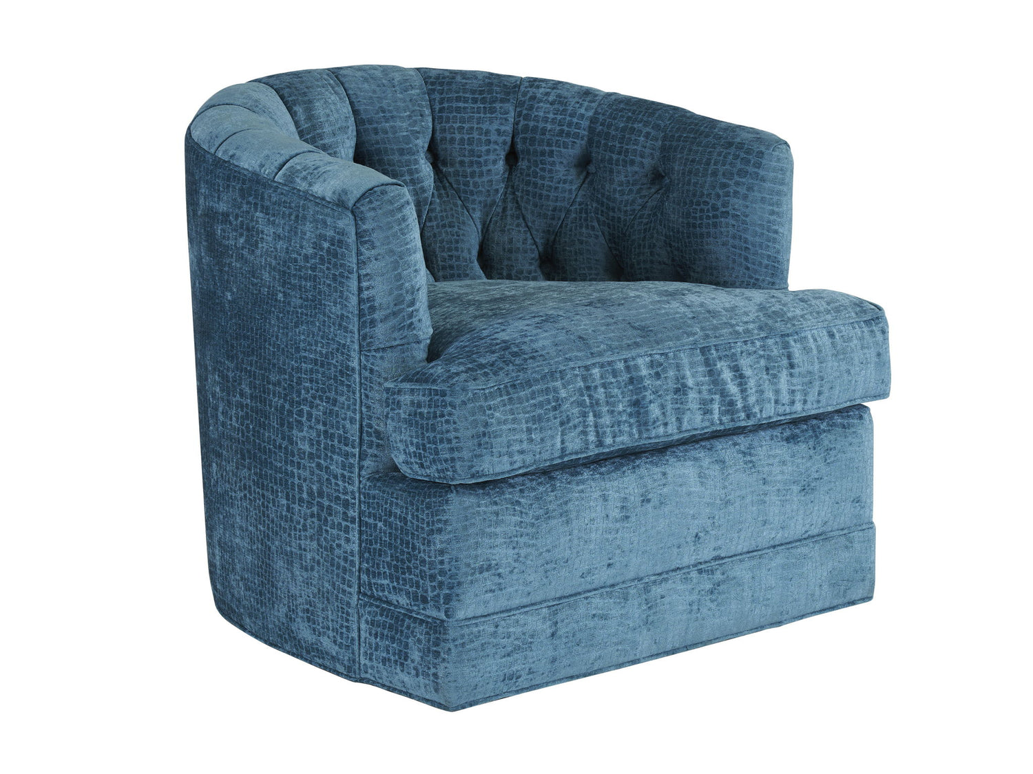 Barclay Butera Upholstery - Cliffhaven Swivel Chair - Blue
