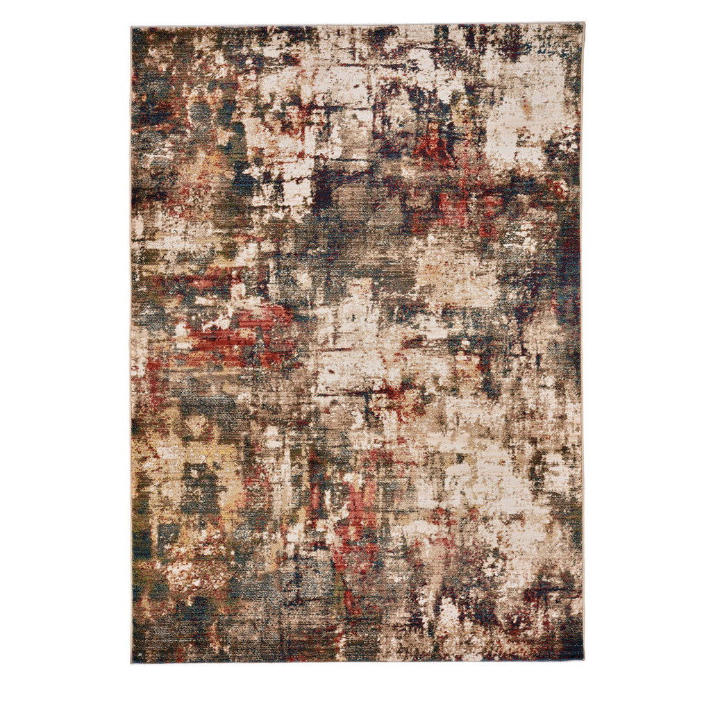 Alden-Abstract -Machine Woven Rug