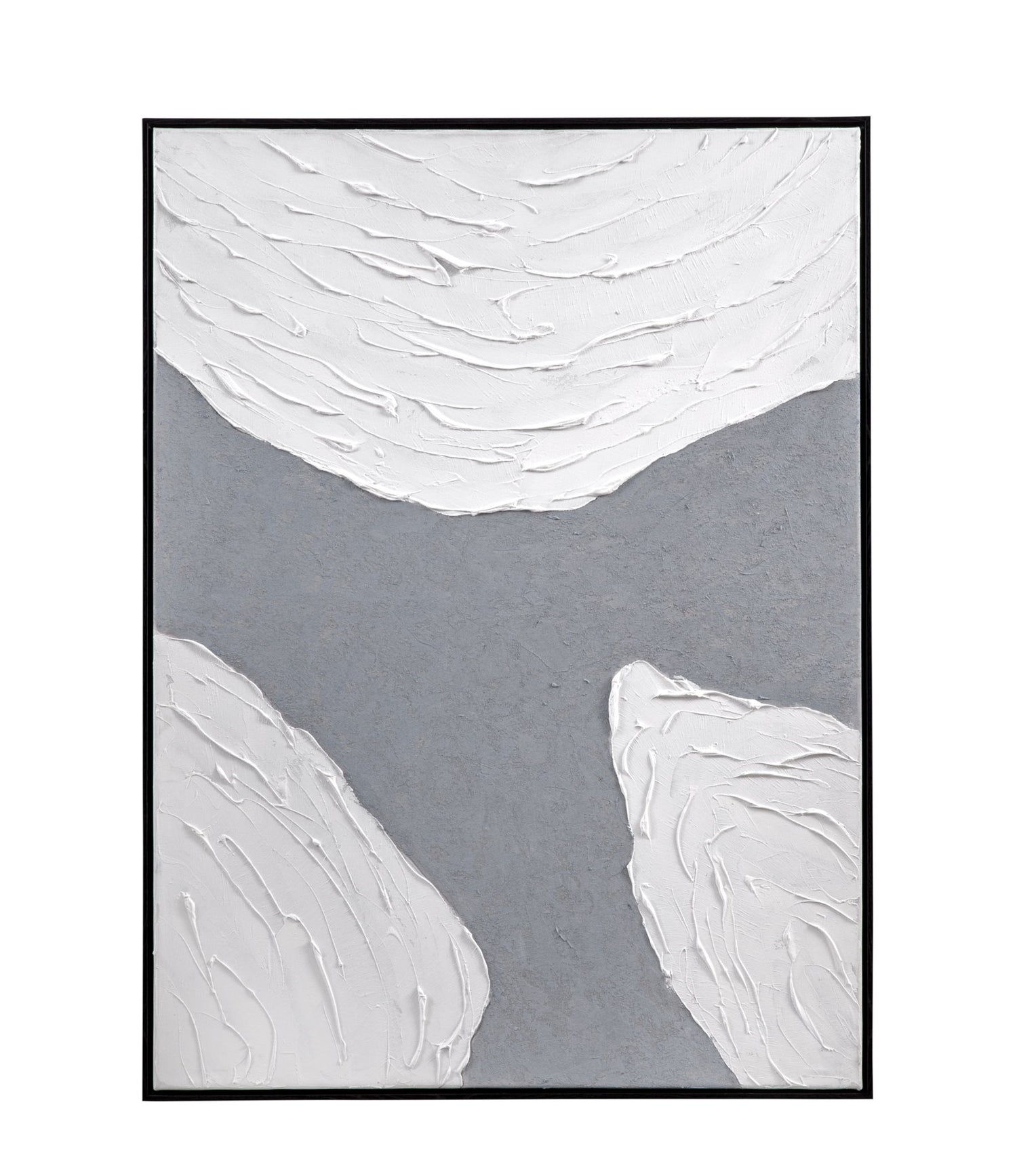 Osceola Canvas Art - White