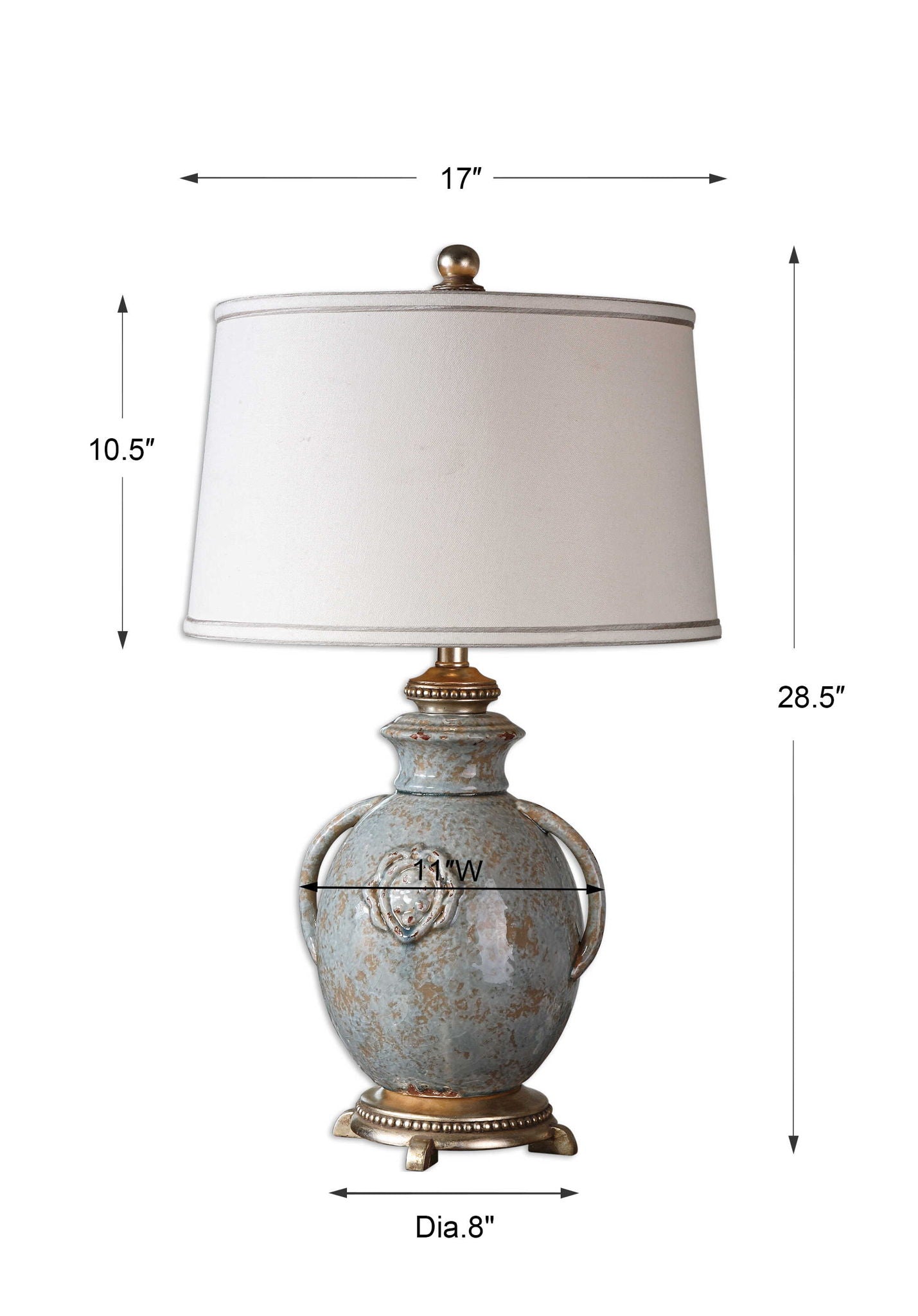 Cancello - Glaze Lamp - Blue