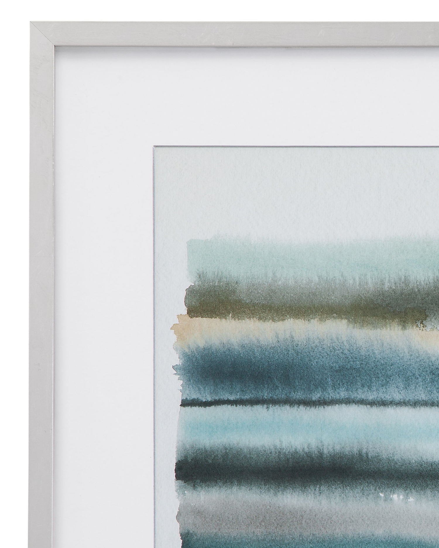 Shone Shore Framed Print (Set of 2) - Pearl Silver