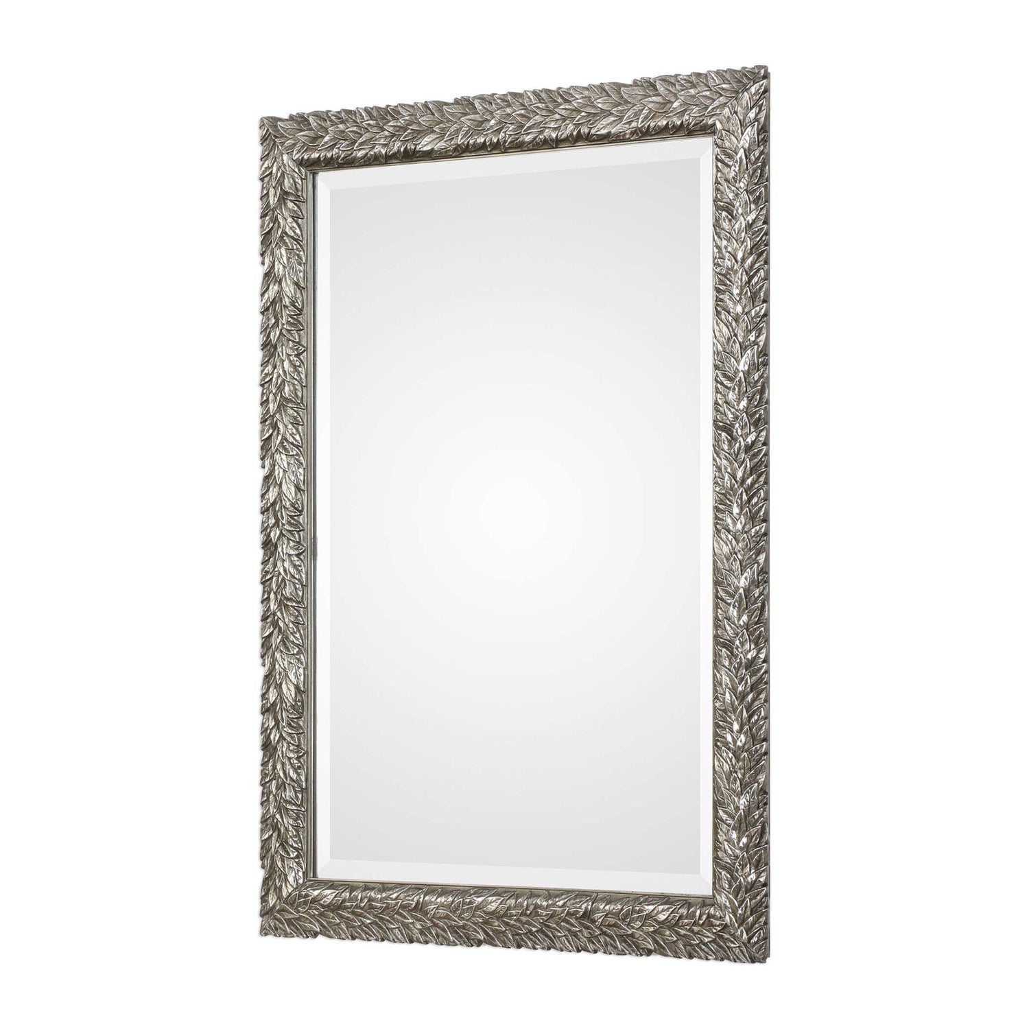 Evelina - Leaves Mirror - Silver
