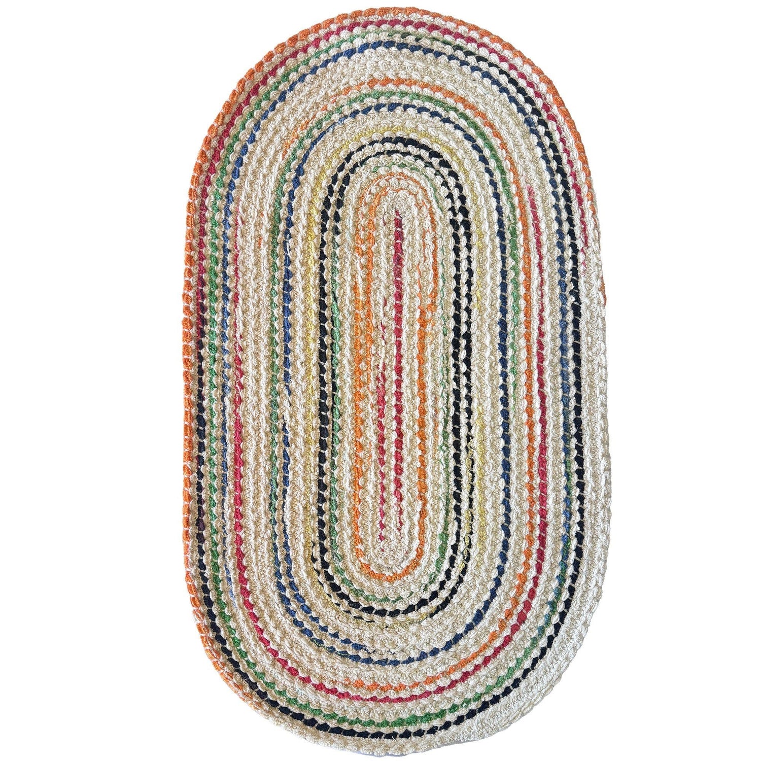 Crafted - 9' 2" x 13' 2" Oval Braided Rug