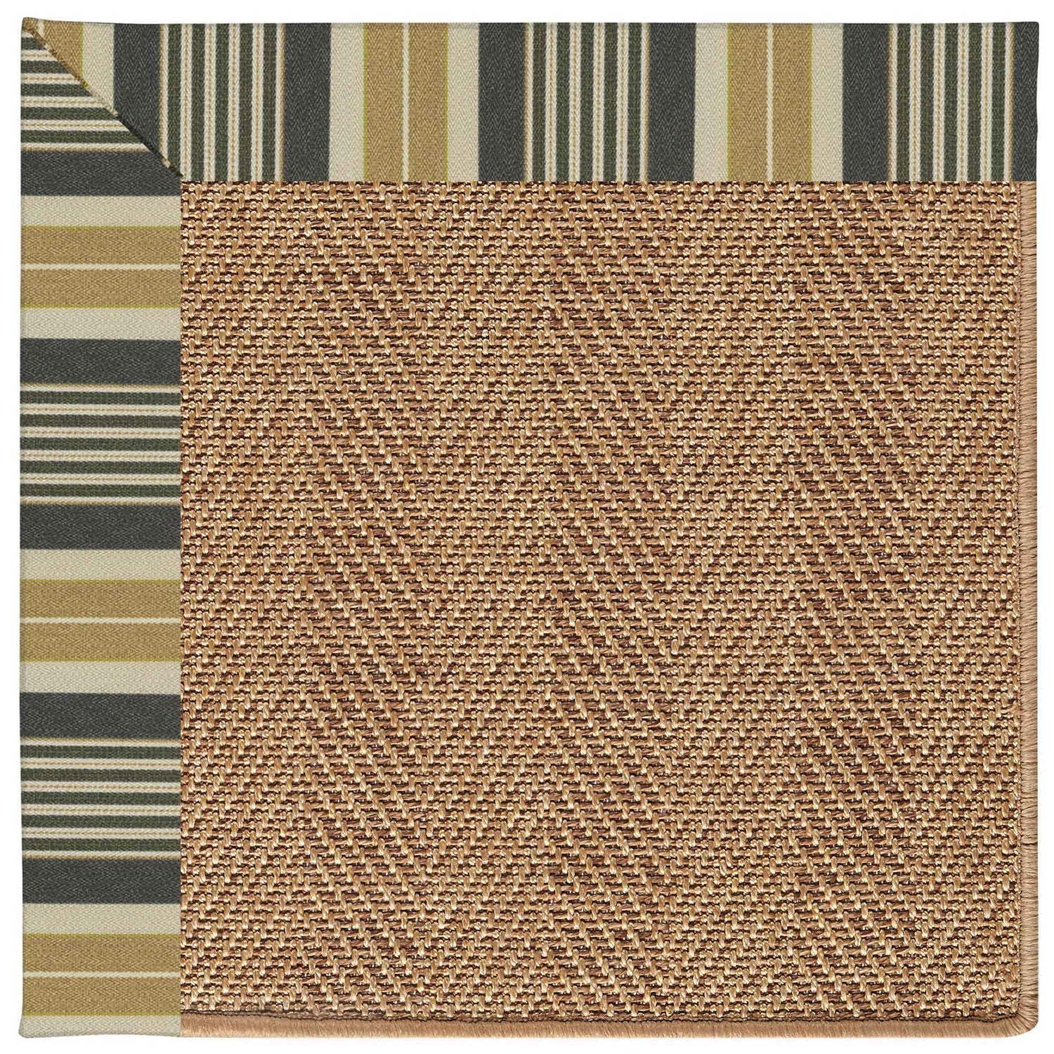 Islamorada-Herringbone - 7' 9" Bordered Area Rug