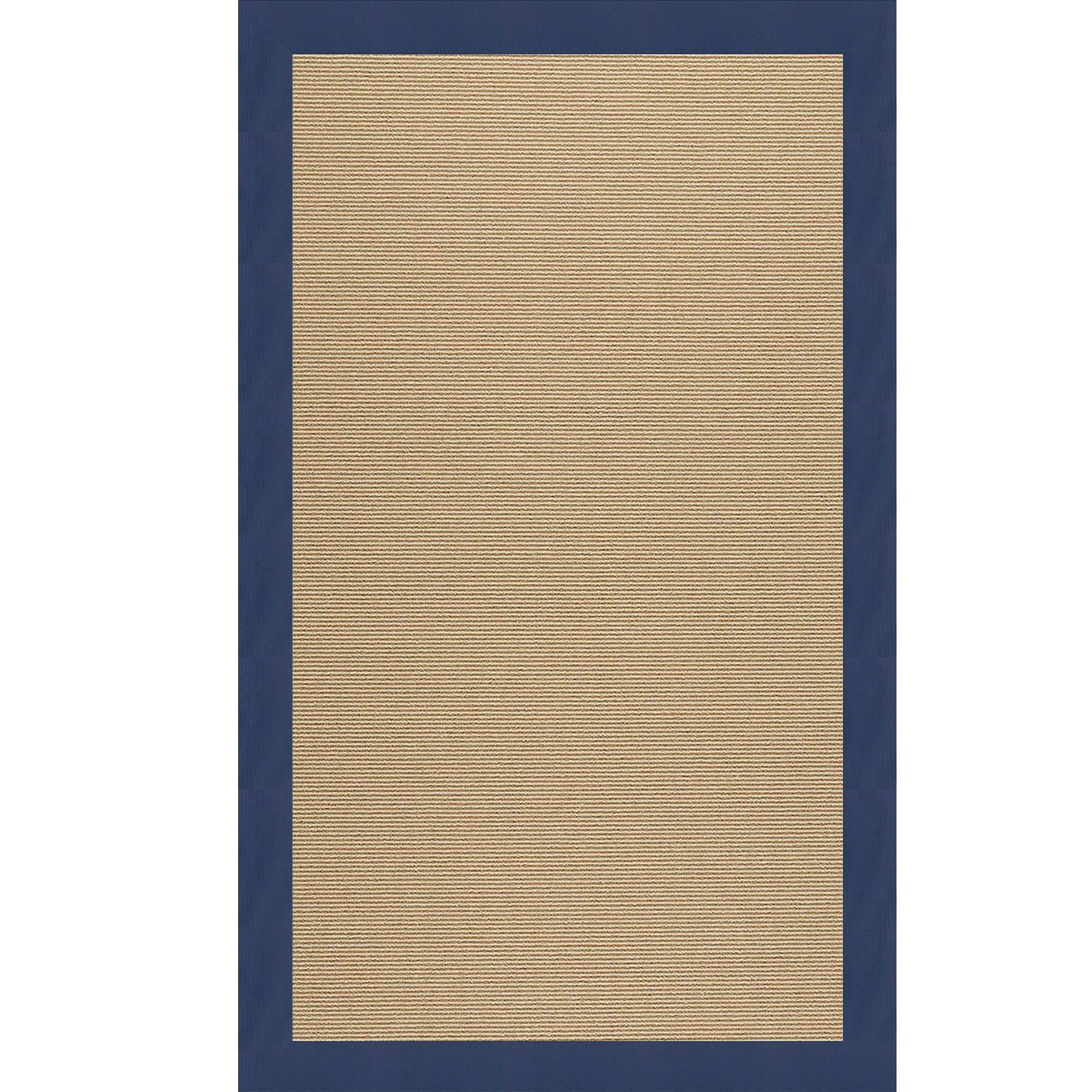 Creative Concepts-Sisal - Indoor/Outdoor Bordered Rug - Canvas Navy