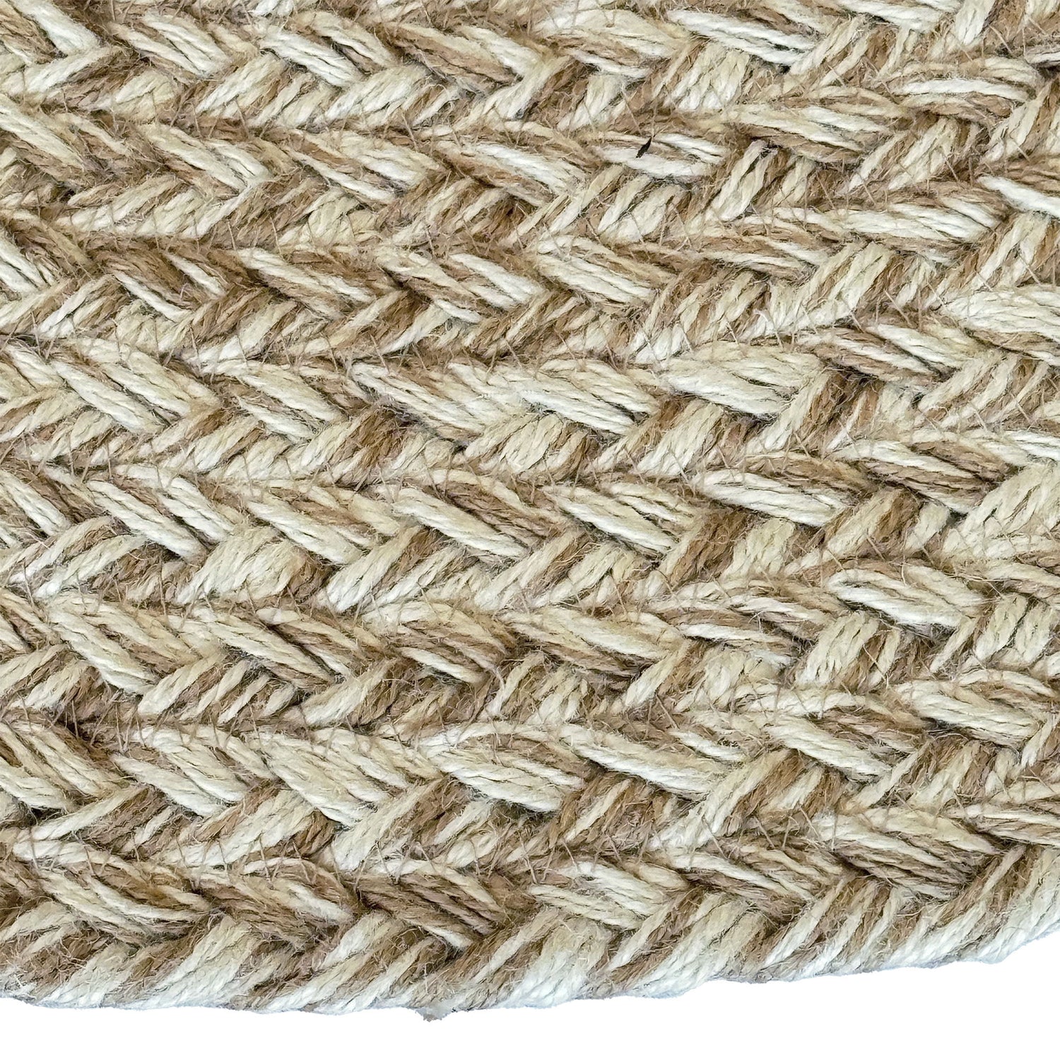 Terra Harvest - Oval Braided Rug - Wheat