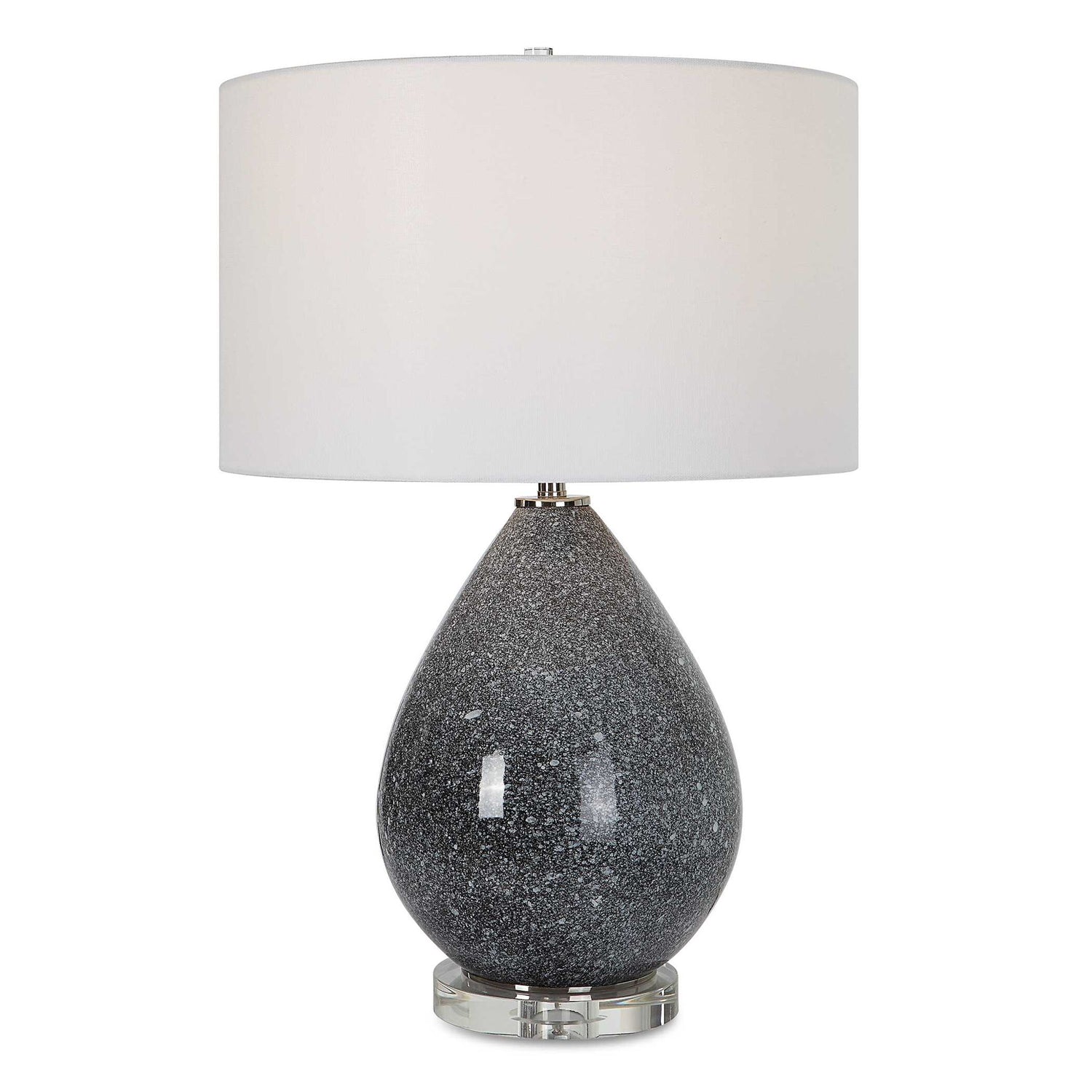 Nebula - Speckled Glaze Table Lamp - Gray