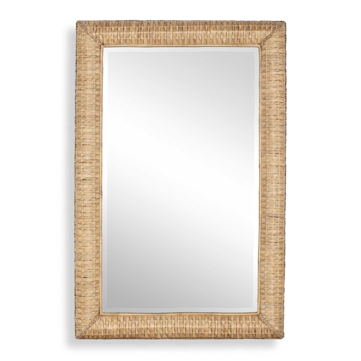 Twisted Seagrass - Large Mirror - Woodtone