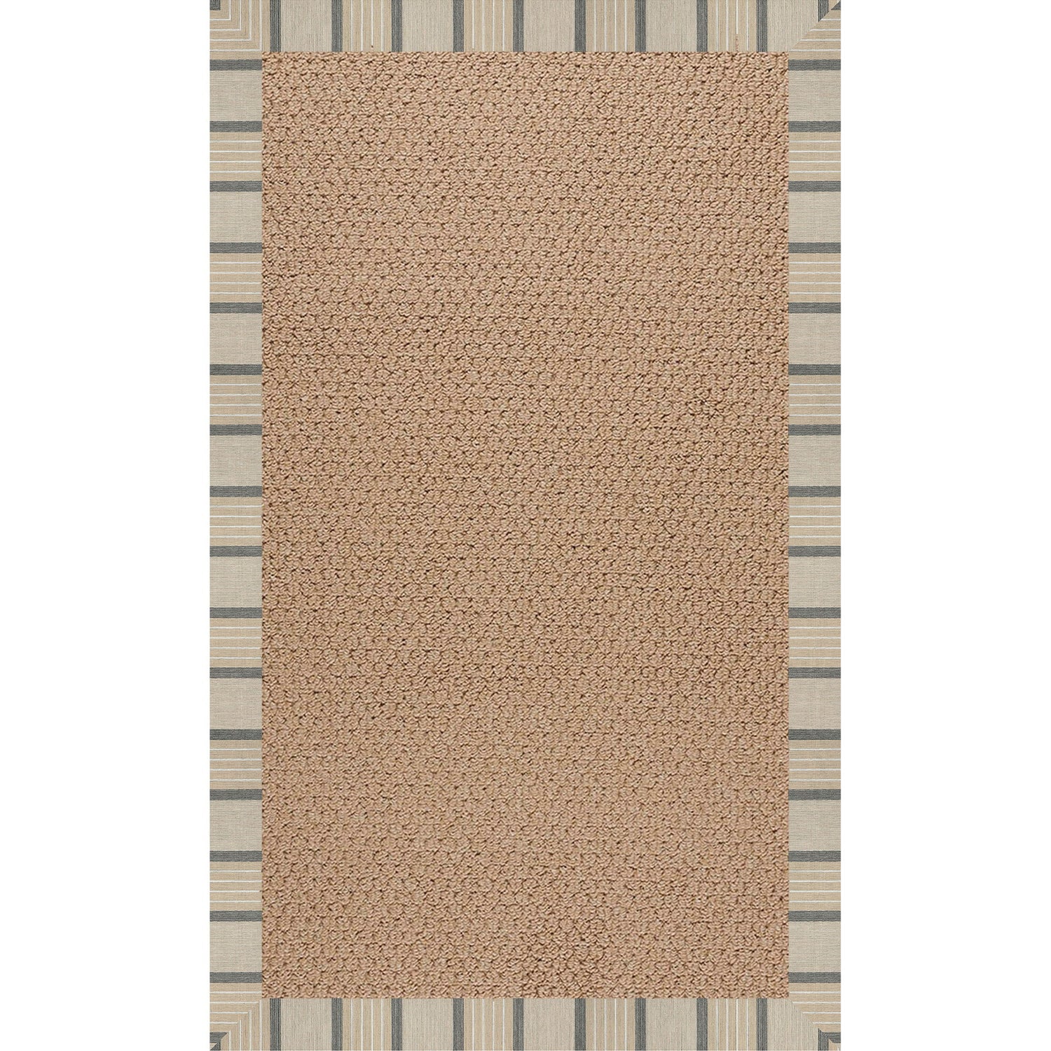 Creative Concepts-Raffia - 7' 9" x 10' Indoor/Outdoor Bordered Area Rug