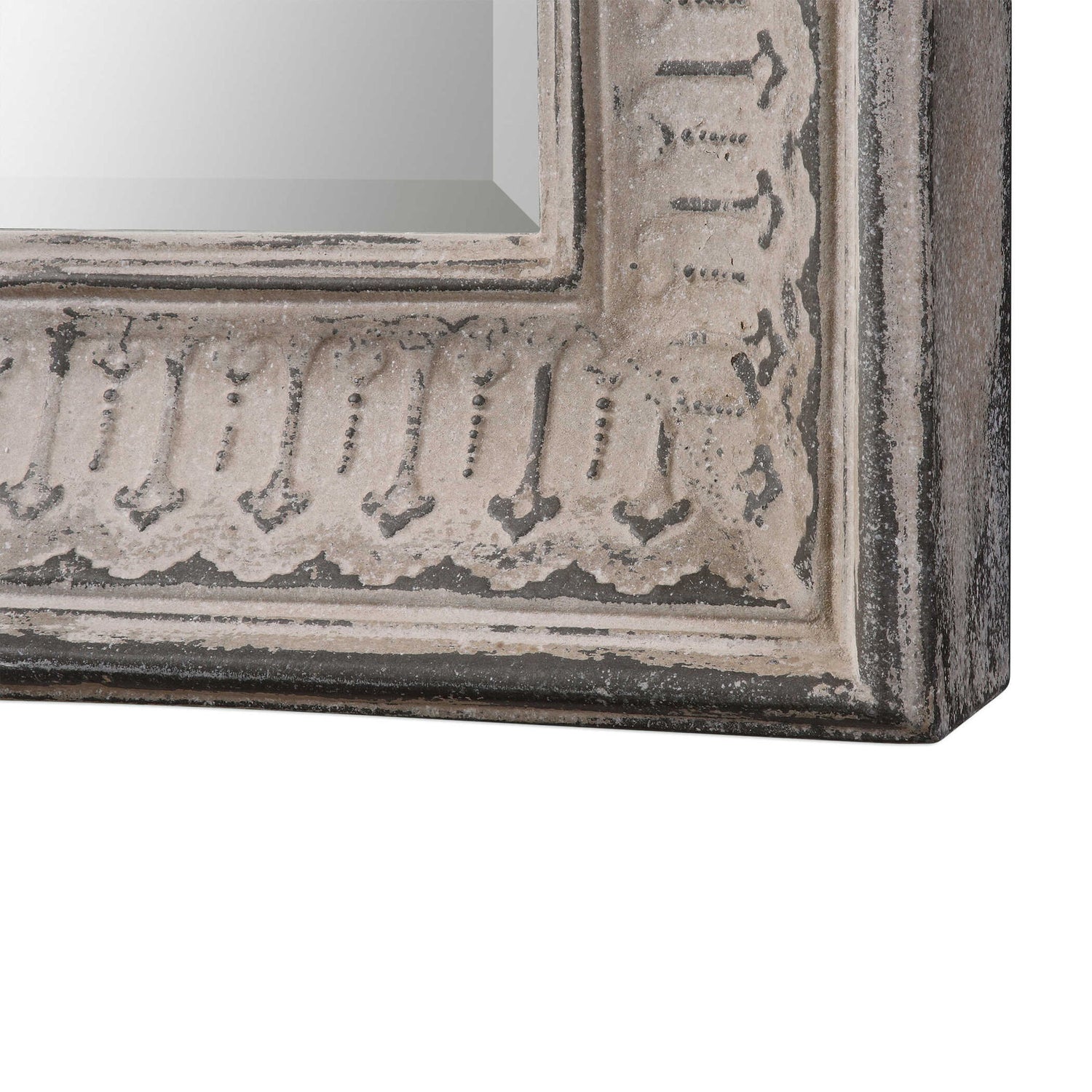 Argenton - Arch Mirror - Aged Gray