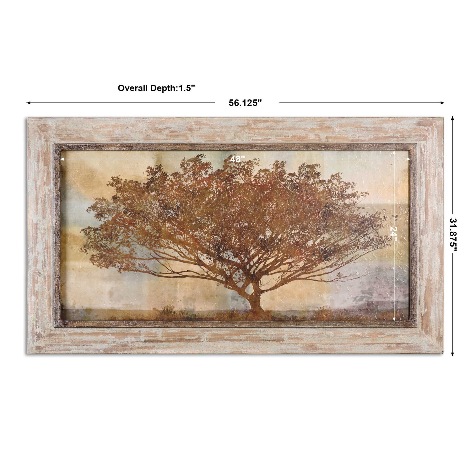 Autumn Radiance Sepia - Framed Art - Light Brown