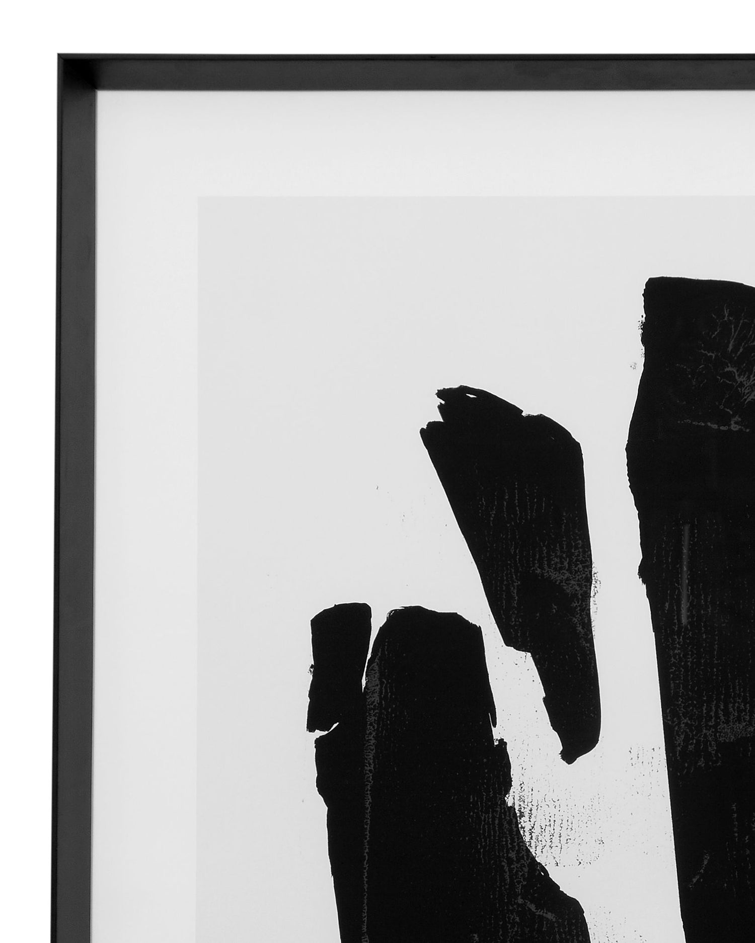 Triple Block Framed Print (Set of 2) - Black