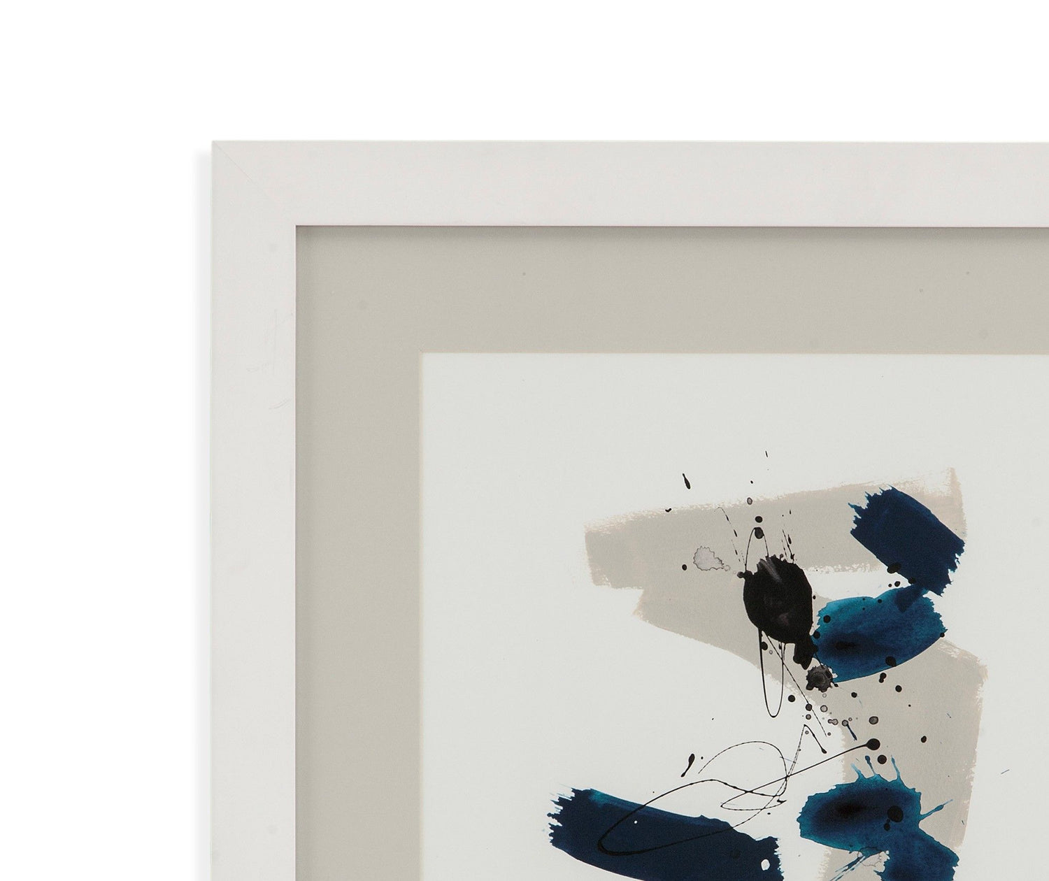 Kanji Framed Print (Set of 4) - Beige