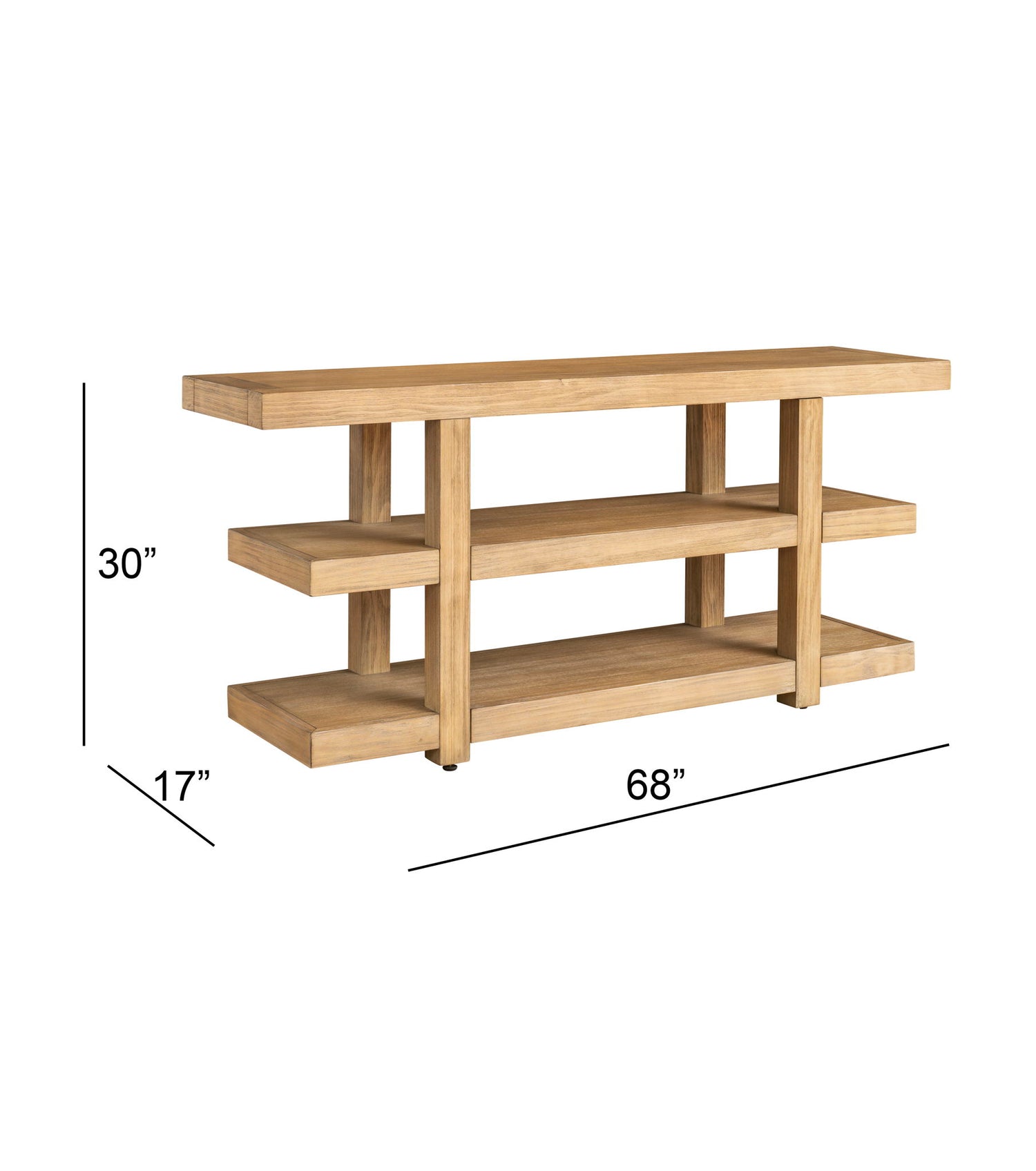 Riggs - Console Table - Wheat Oak