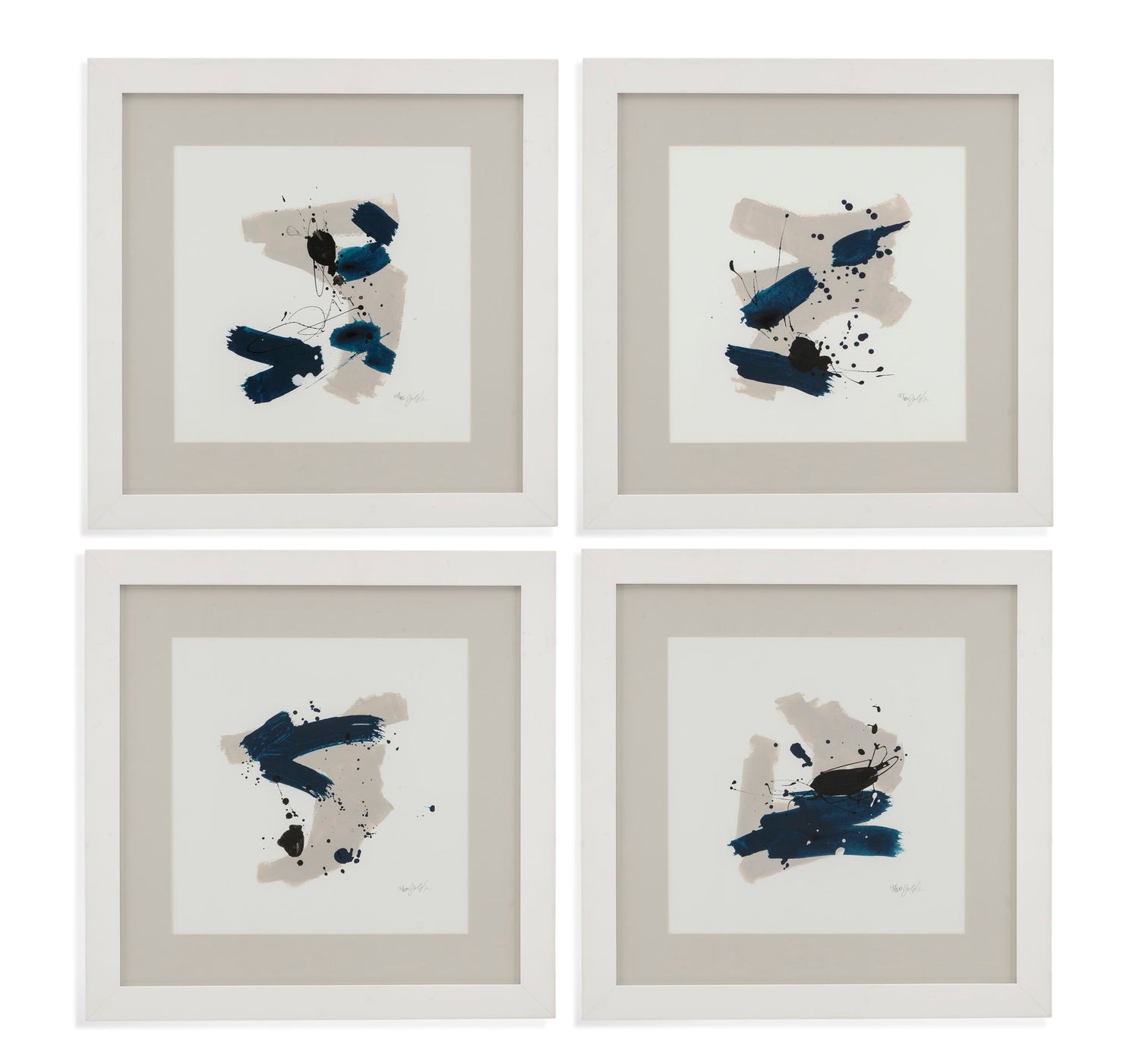 Kanji IX Framed Print - Beige