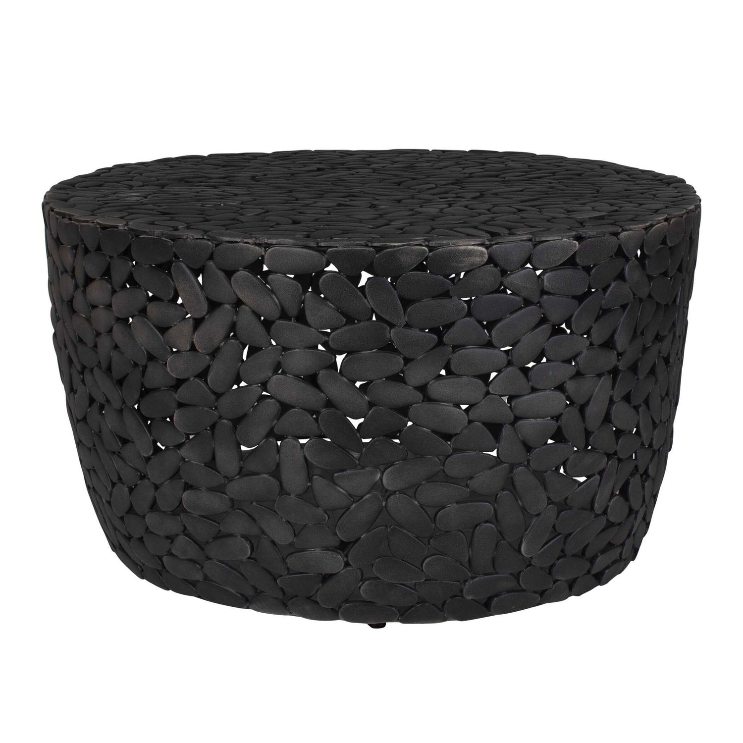 Rivington - Outdoor Pebble Coffee Table - Black