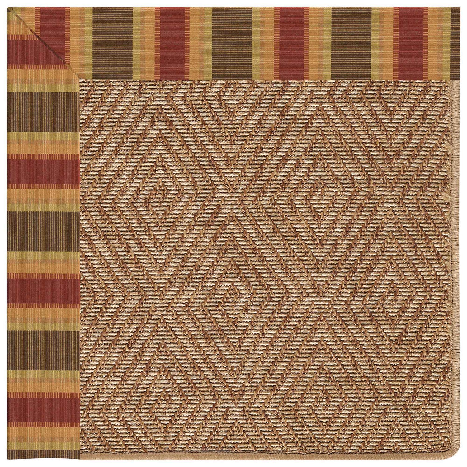 Islamorada-Diamond - Indoor/Outdoor Bordered Rug - Dimone Sequoia
