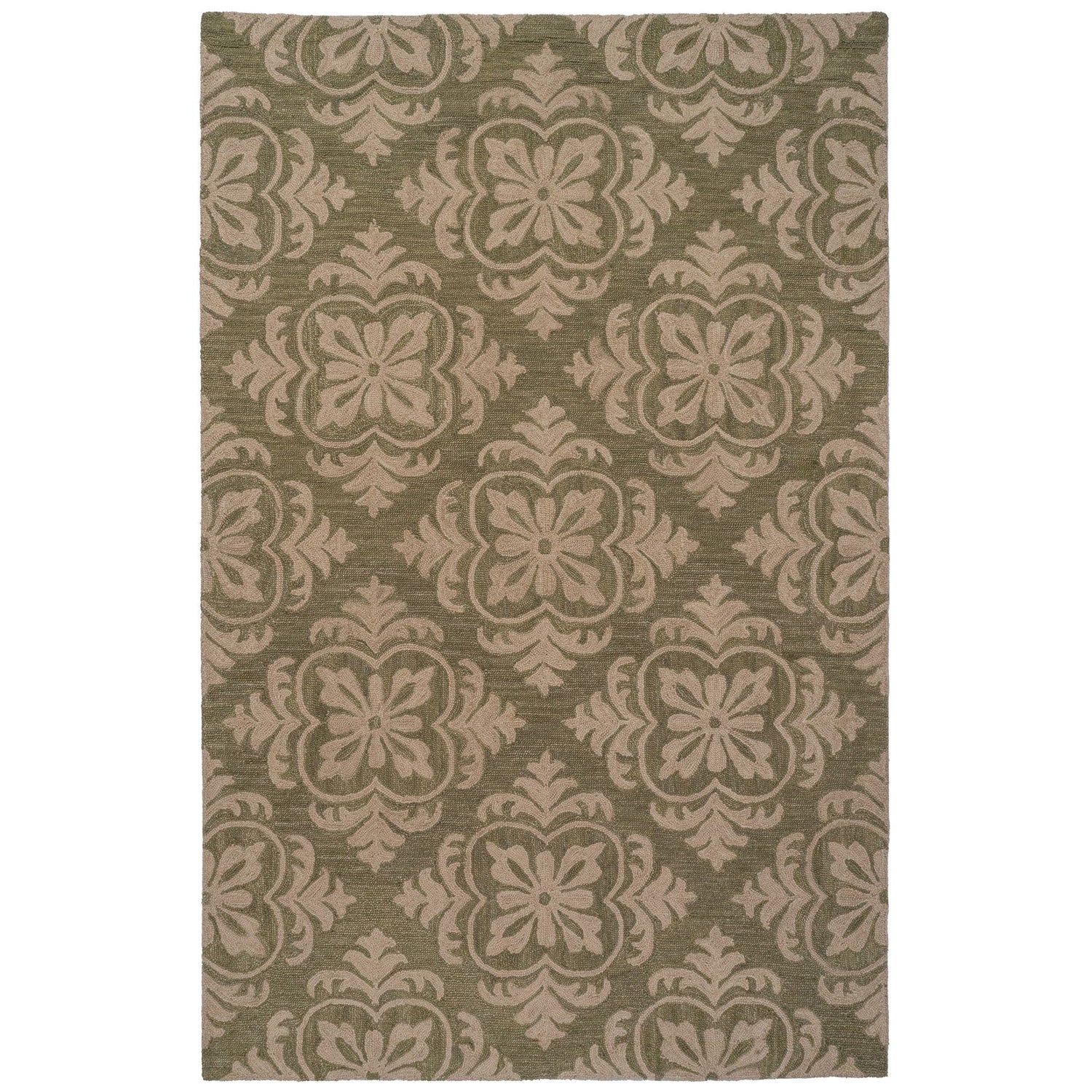 Camille - 2' 6" x 8' Hand Tufted Rug - Moss
