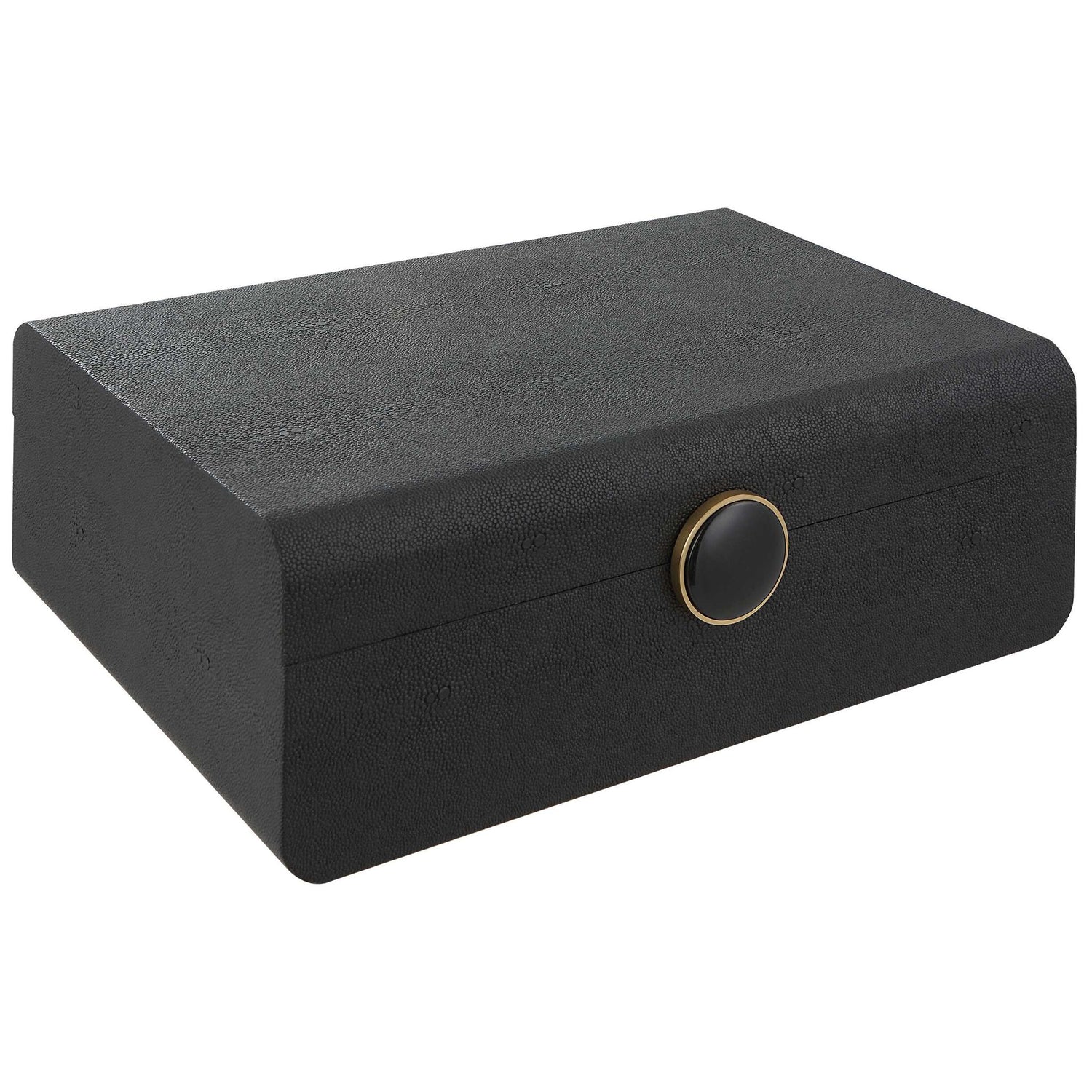 Lalique - Black Shagreen Box