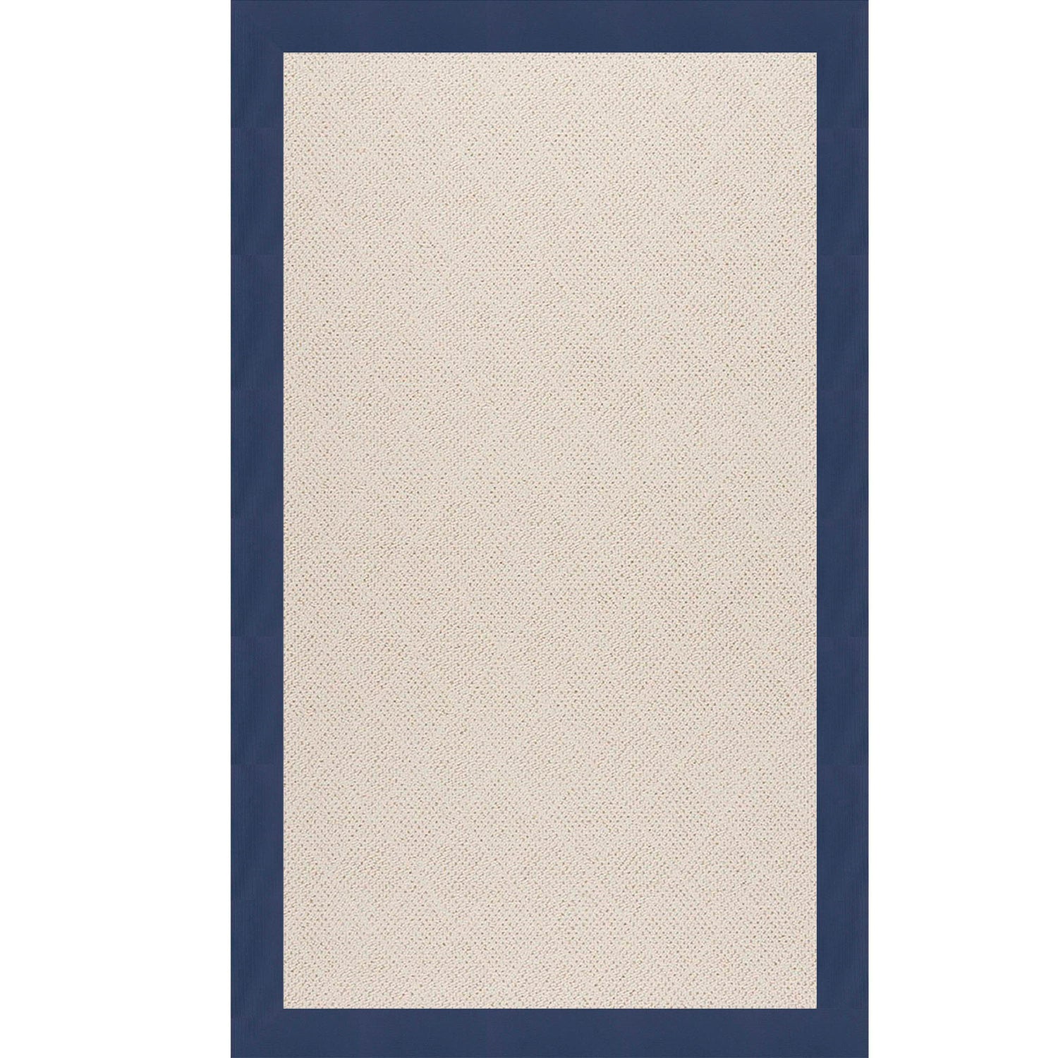 Creative Concepts-White Wicker - 4' x 4' Bordered Rug