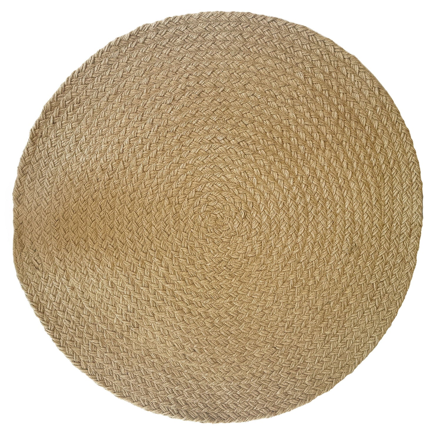 Terra Harvest - Round Braided Rug - Natural